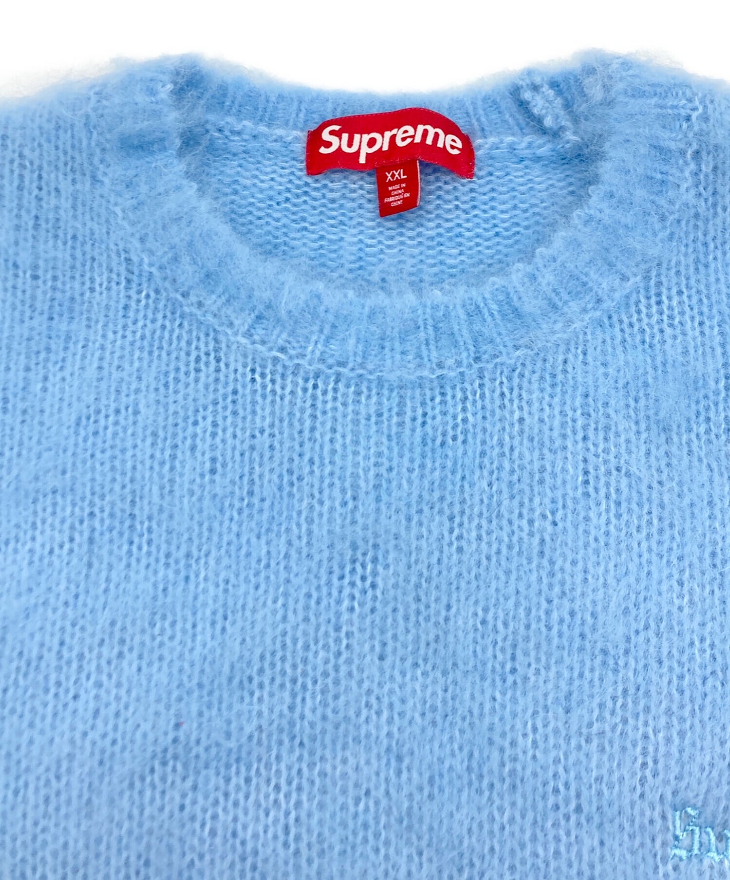 [Pre-owned] SUPREME BRUSHED MOHAIR SWEATER