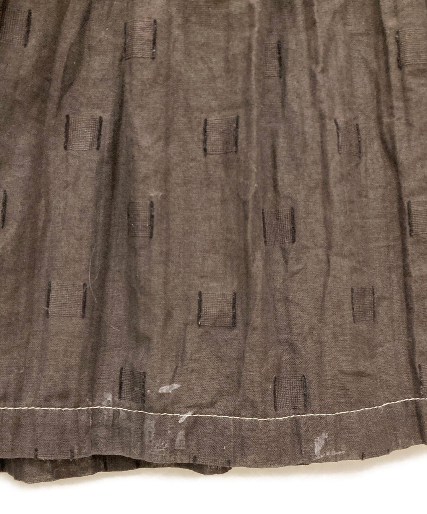 [Pre-owned] PLEATS PLEASE Pleated skirt with drawstring switching