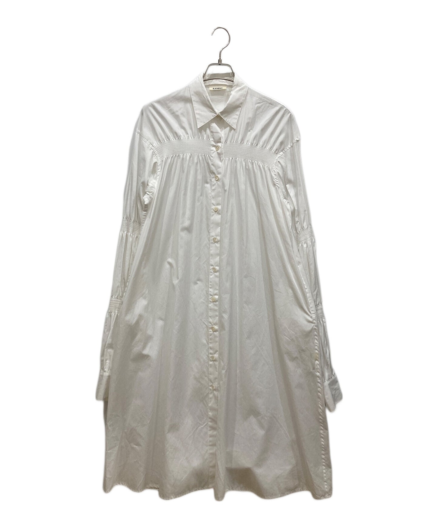 [Pre-owned] LIMI feu Shirring Shirt Dress LG-D03-002