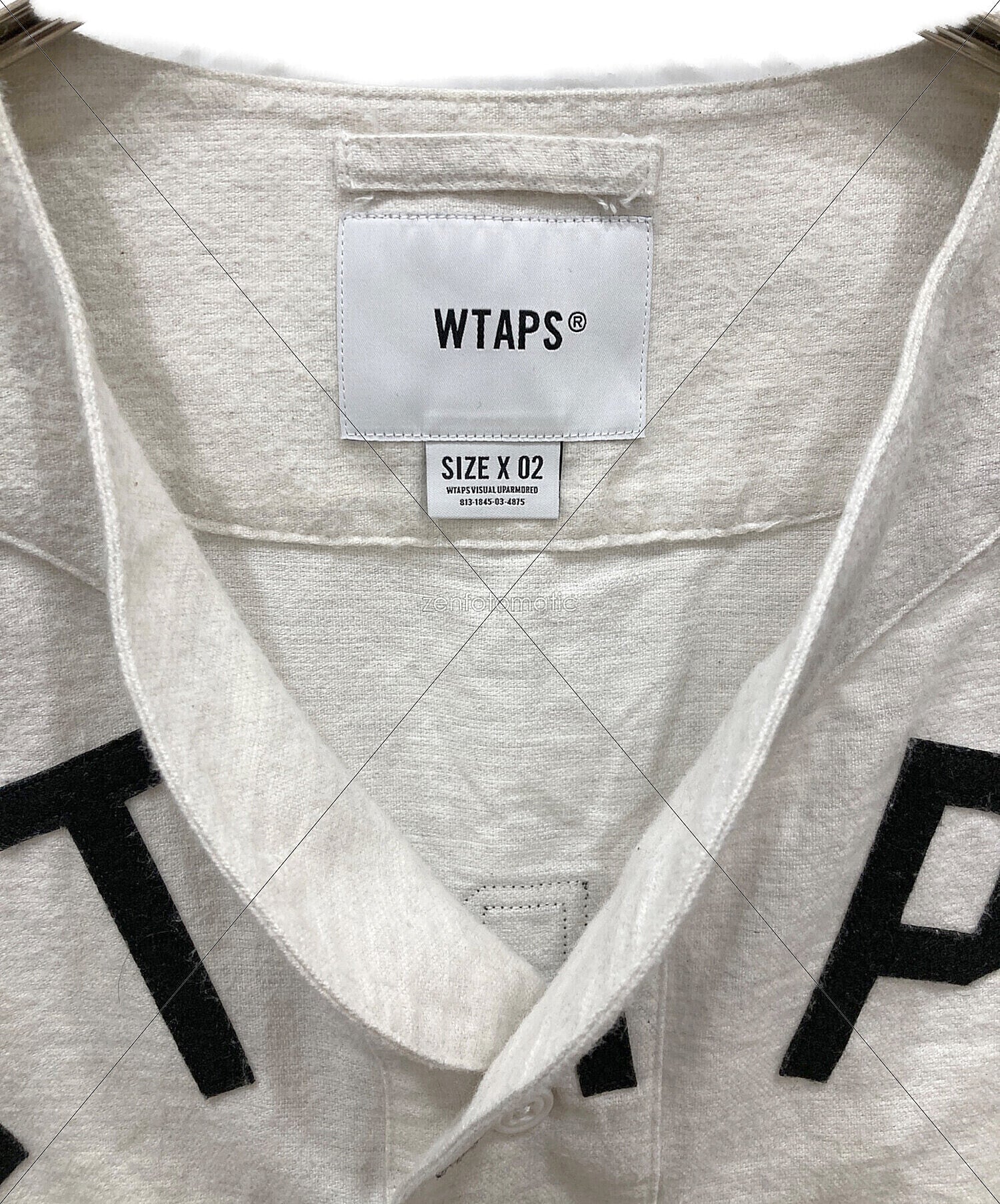 [Pre-owned] WTAPS LEAGUE SS COTTON. FLANNEL 221TQDT-SHM06