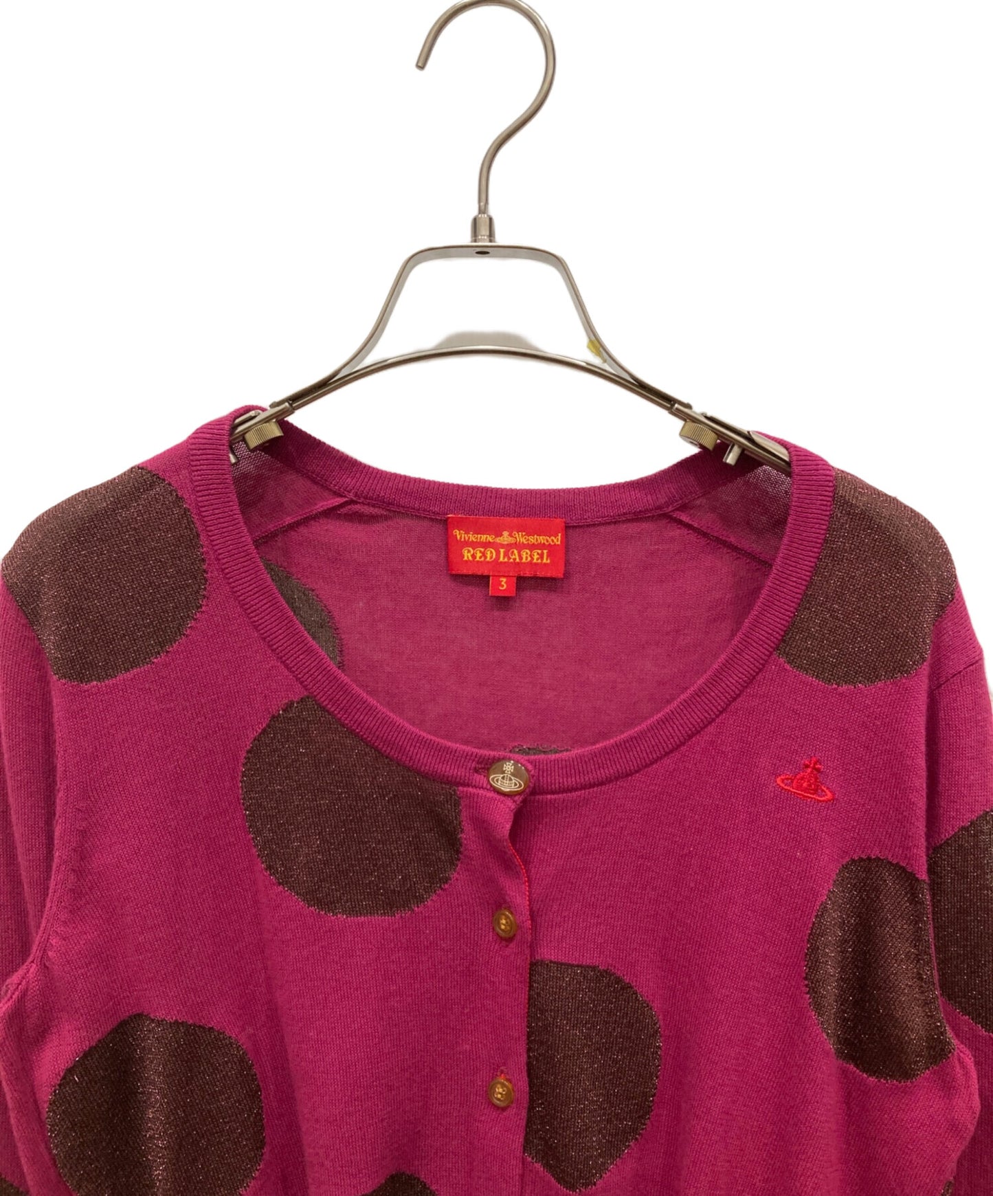 [Pre-owned] Vivienne Westwood RED LABEL Dot Cardigan