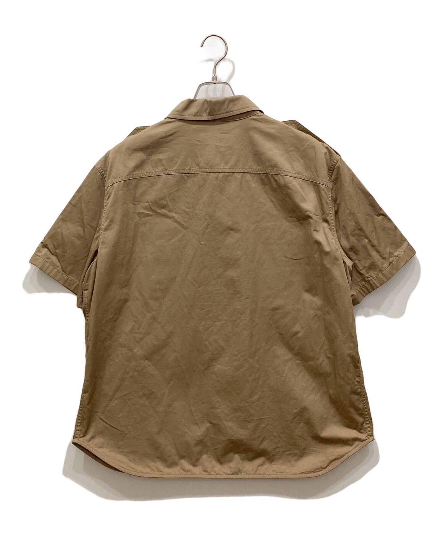 [Pre-owned] CELINE 23SS Velcro cotton linen shirt Velcro cotton linen shirt safari shirt 2C881219I