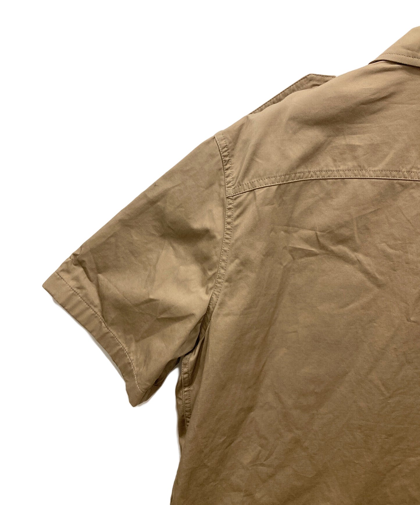 [Pre-owned] CELINE 23SS Velcro cotton linen shirt Velcro cotton linen shirt safari shirt 2C881219I