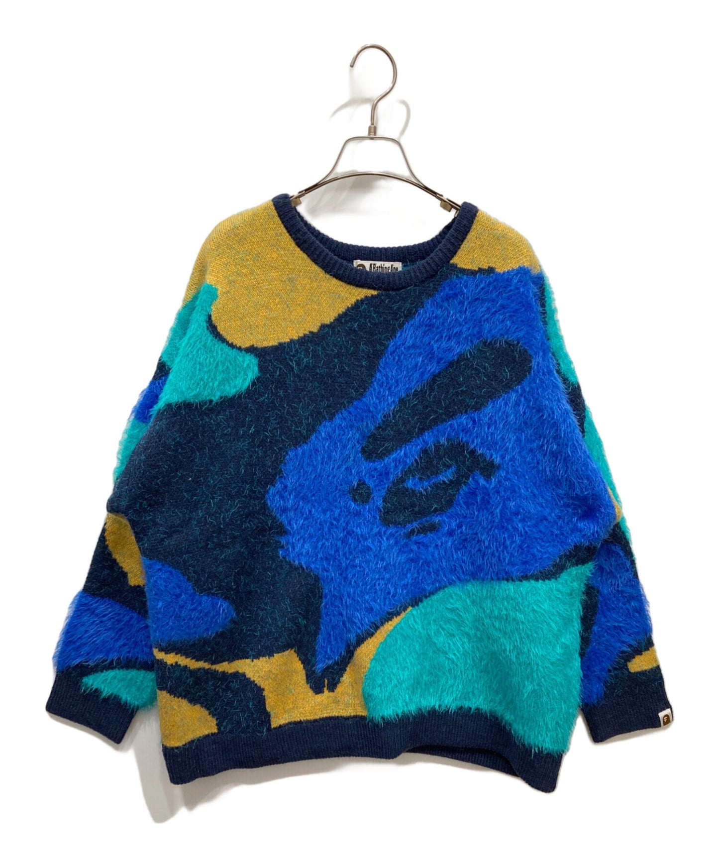 [Pre-owned] A BATHING APE All-over mohair knit 001KNI302001L