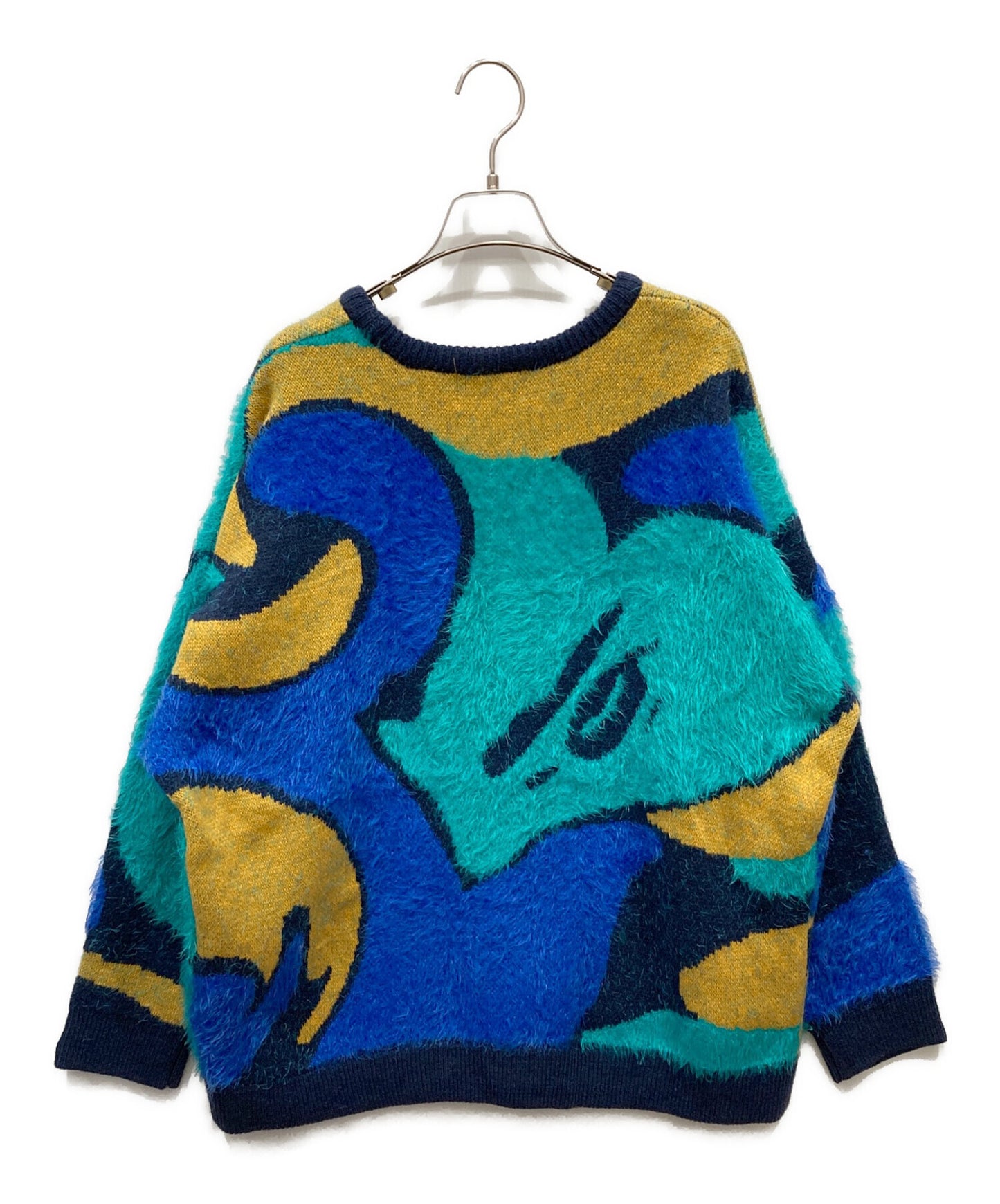 [Pre-owned] A BATHING APE All-over mohair knit 001KNI302001L