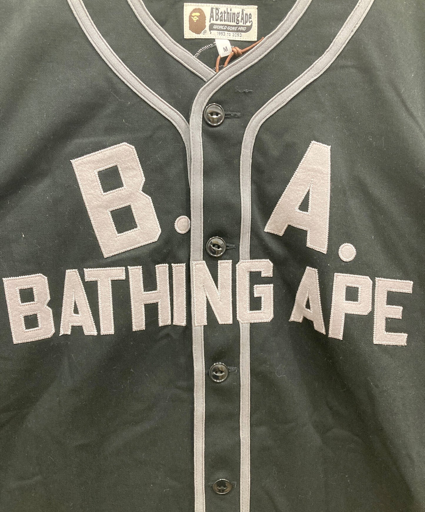 [Pre-owned] A BATHING APE baseball shirt 001SRI301004M