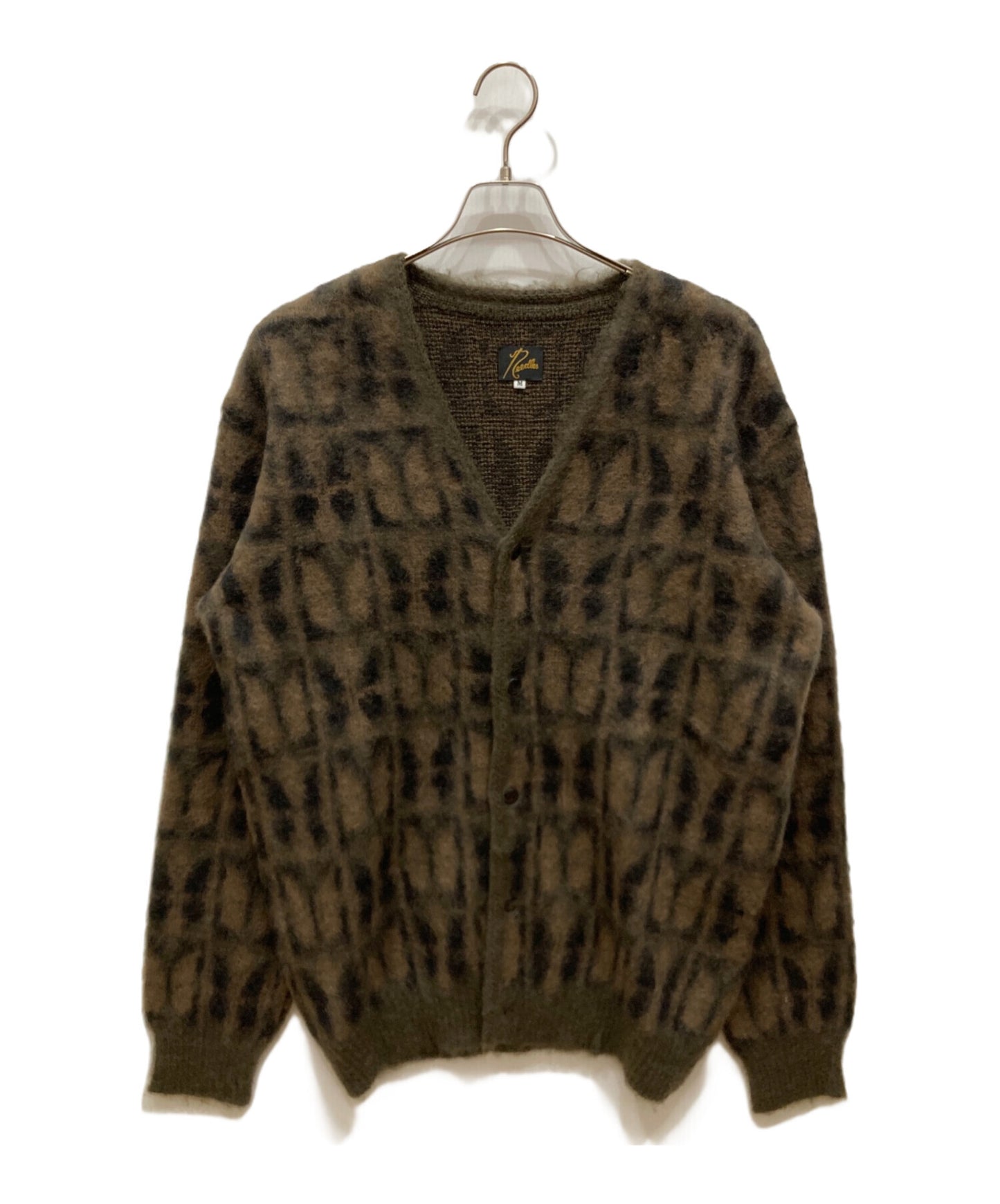 [Pre-owned] Needles Mohair Cardigan Flower NS279