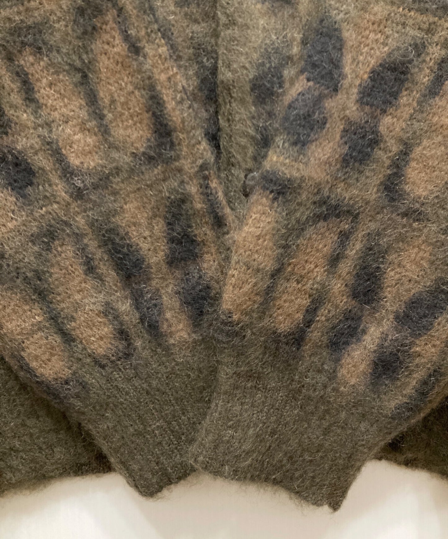 [Pre-owned] Needles Mohair Cardigan Flower NS279