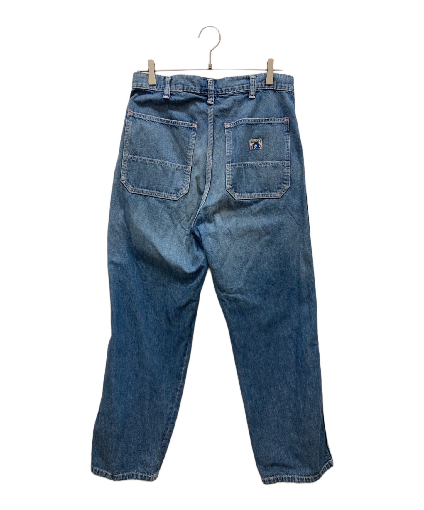 [Pre-owned] Hysteric Glamour SMILE Applique Remake Painter Denim Pants 02211AP04