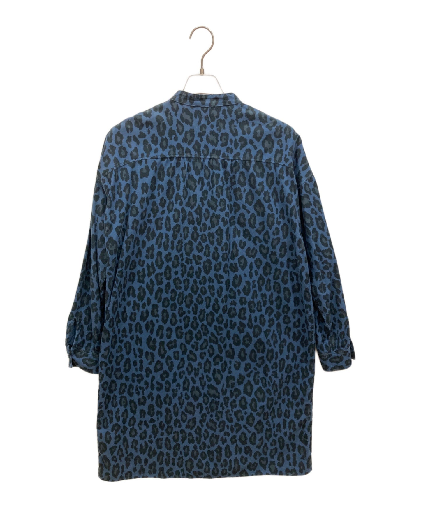 [Pre-owned] Hysteric Glamour Leopard Stand Collar Shirt Dress 01193AO04