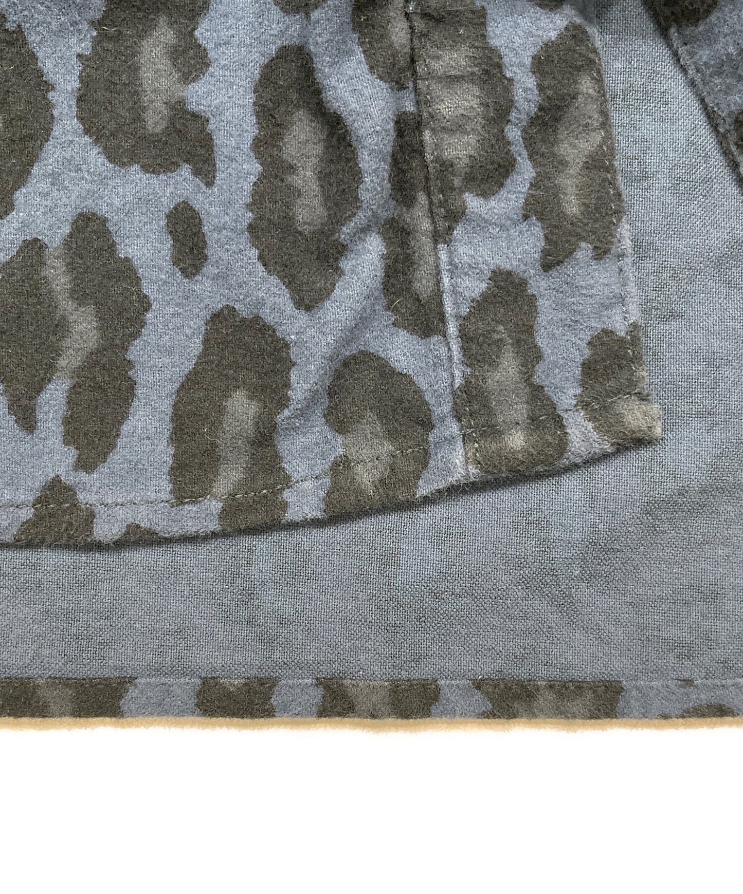 [Pre-owned] Hysteric Glamour Leopard Stand Collar Shirt Dress 01193AO04