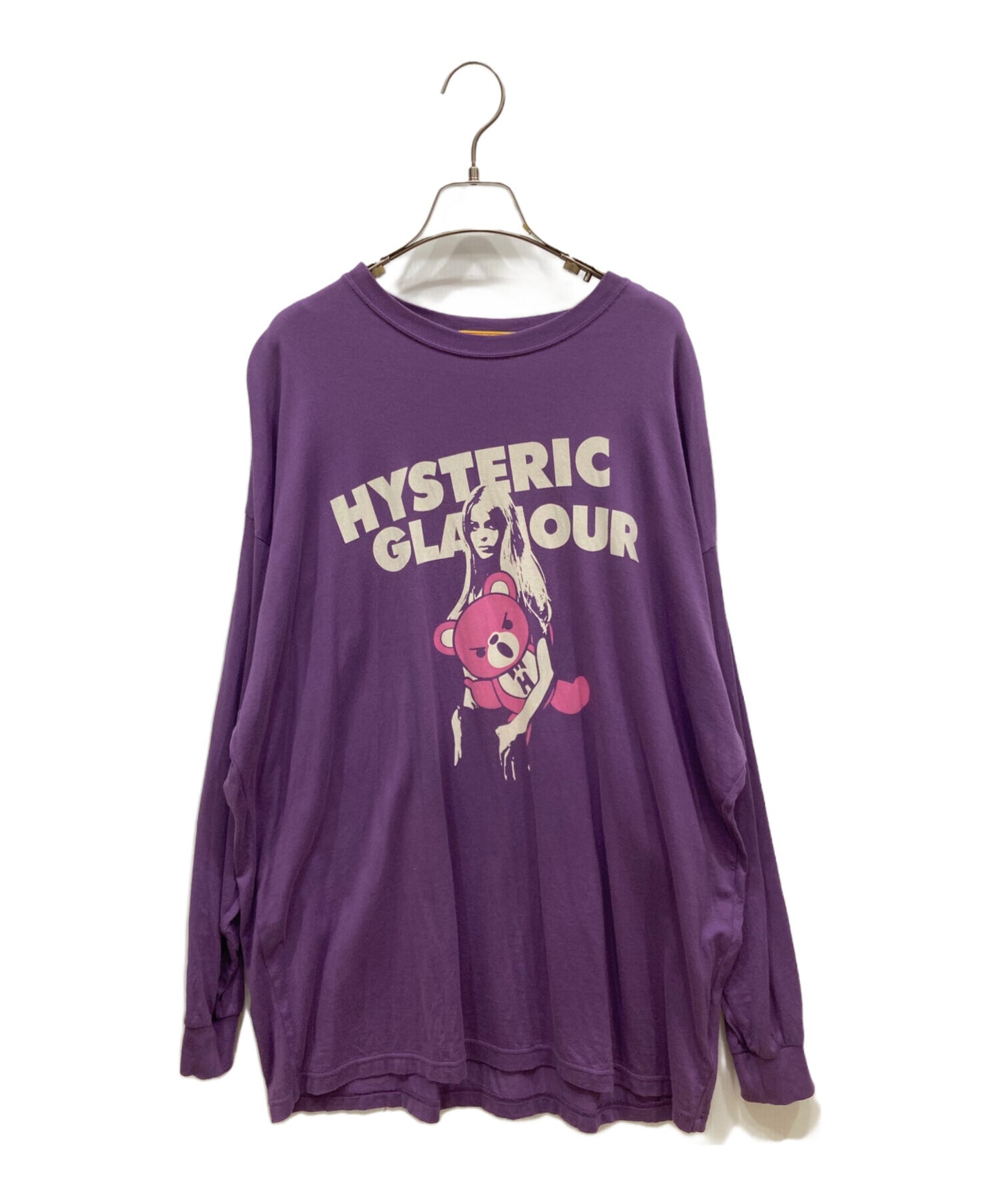 [Pre-owned] Hysteric Glamour BEAR AND GIRL Oversized T-shirt 01223CL15