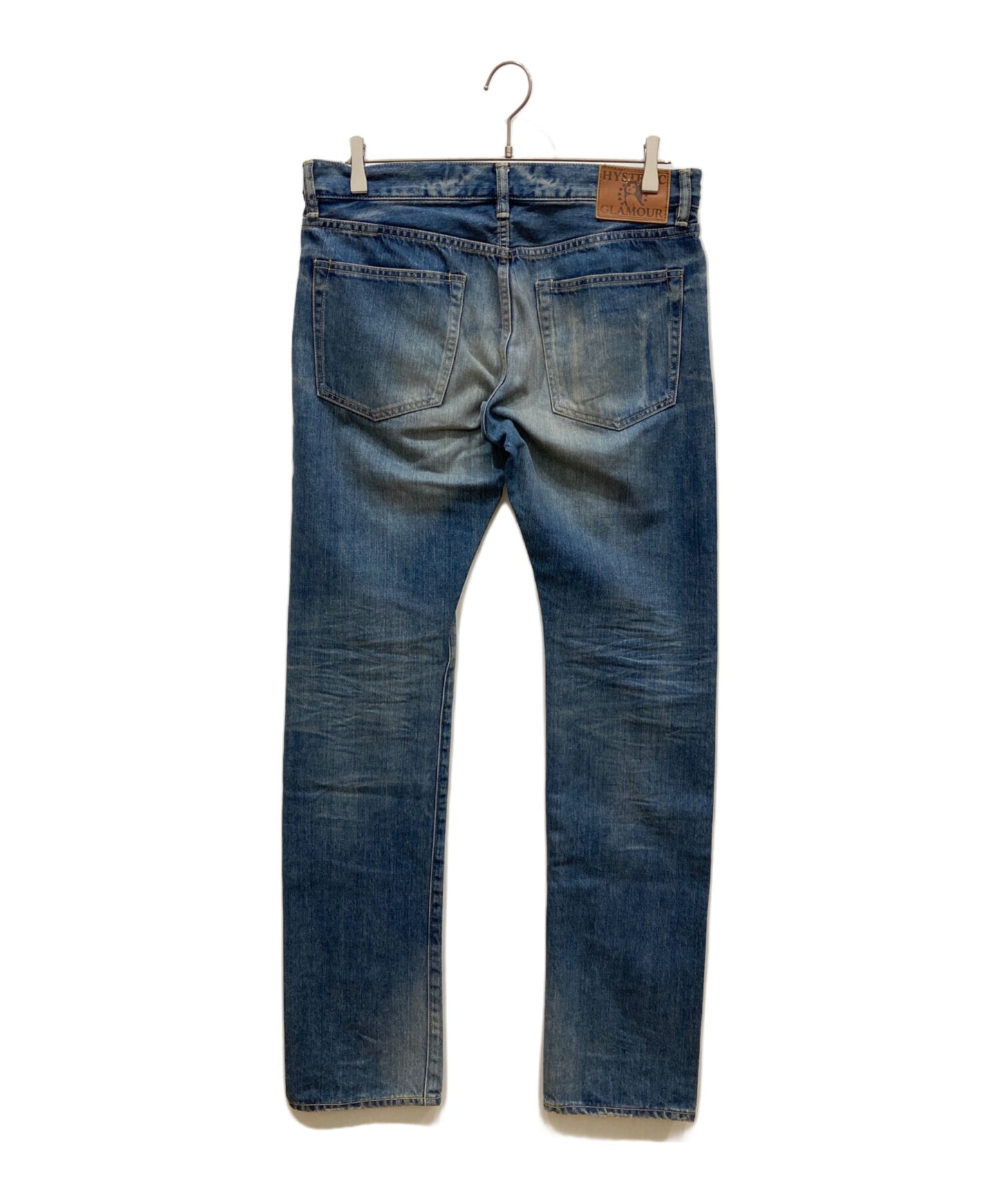 [Pre-owned] Hysteric Glamour Girl Print Studded Denim Pants 0234AP05