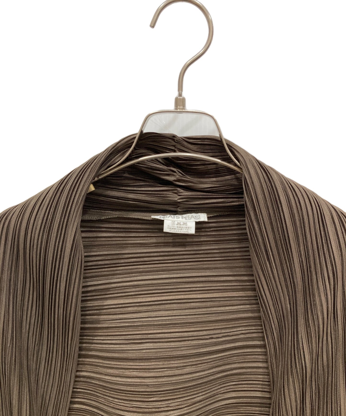 [Pre-owned] PLEATS PLEASE Pleated Bolero Cardigan PP63-JO413
