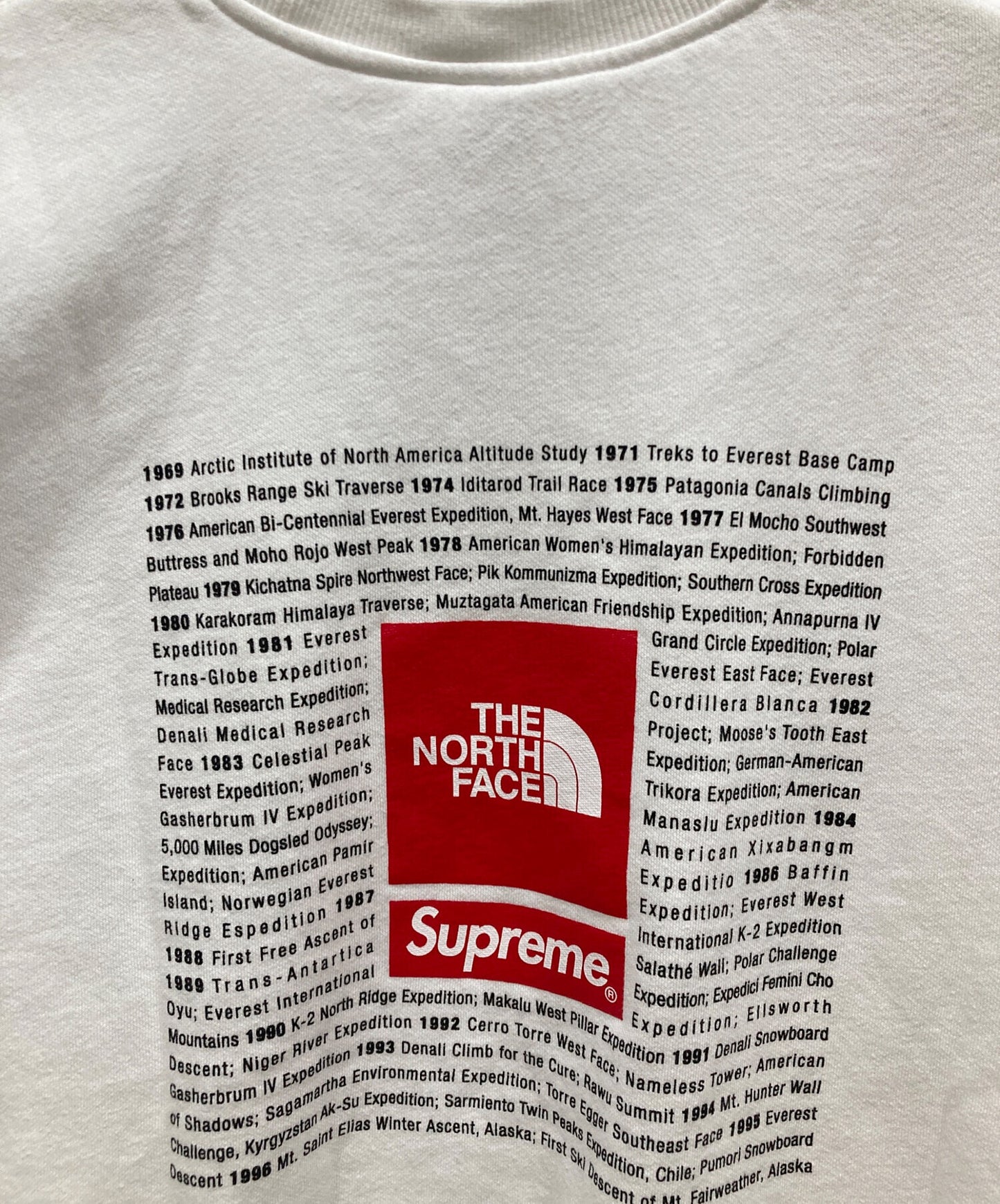 [Pre-owned] SUPREME 24SS Crewneck NT02411I