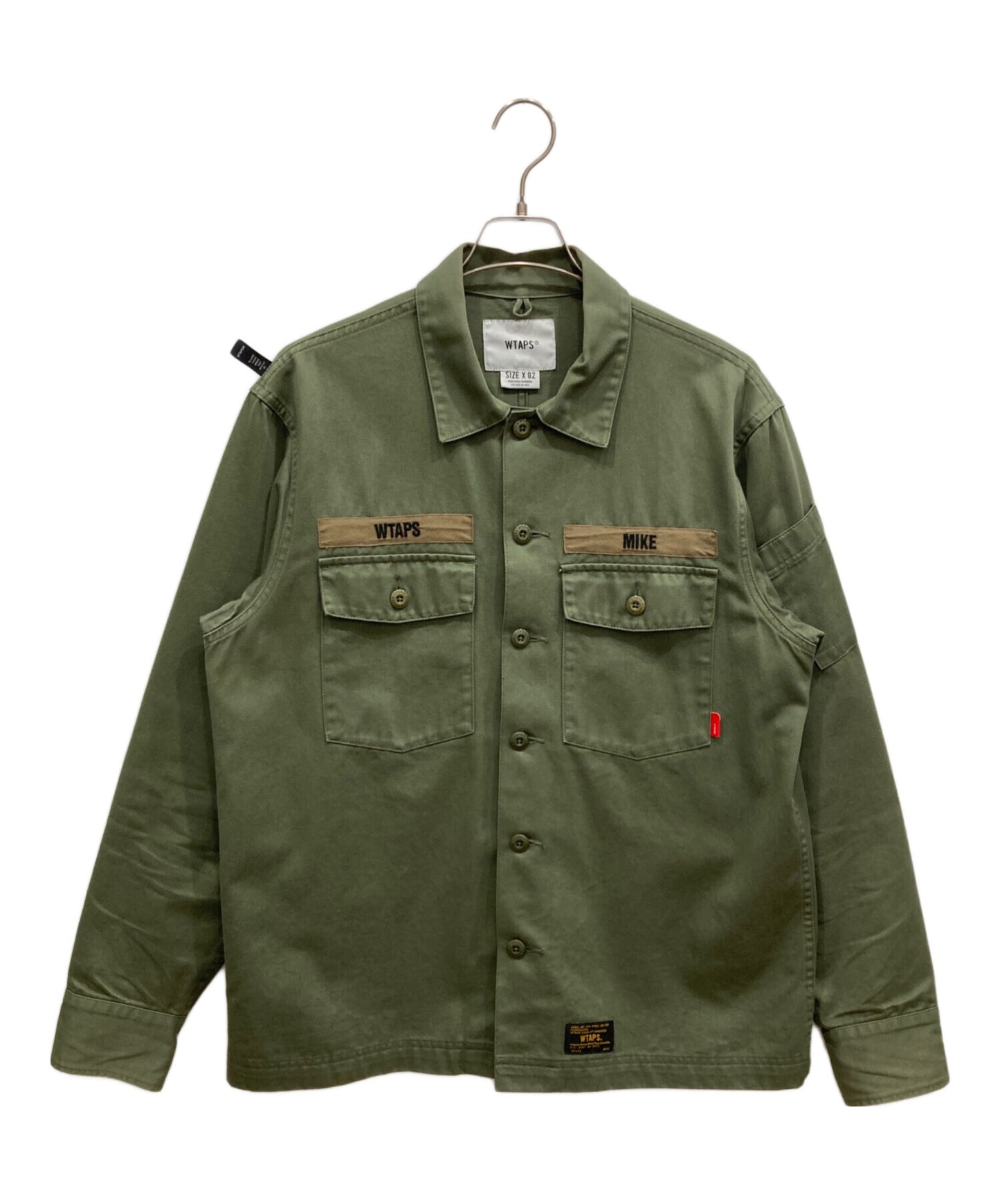 [Pre-owned] WTAPS BUDS LS 01 / SHIRT. cotton. twill. 172WVDT-SHM01