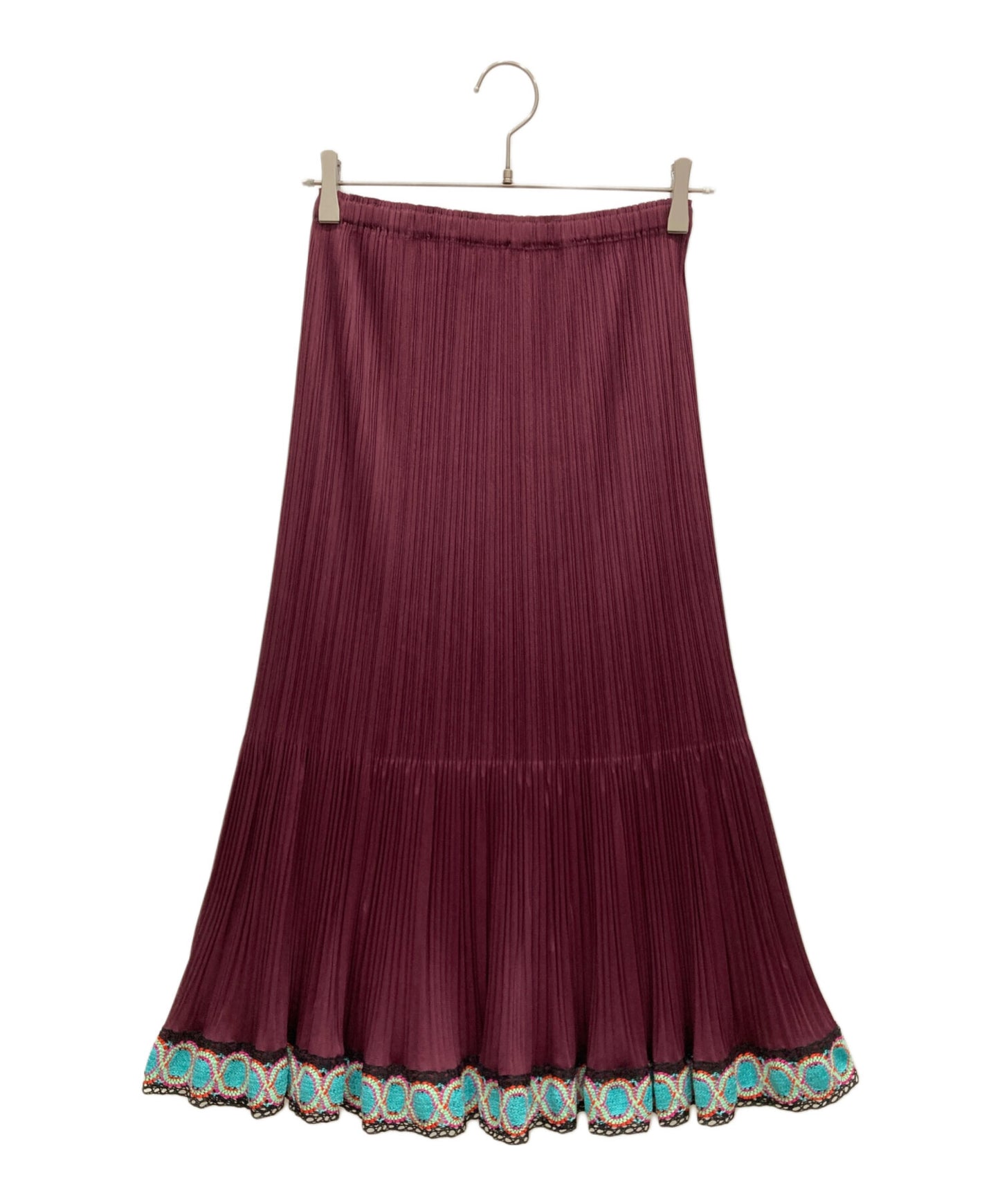 [Pre-owned] PLEATS PLEASE pleated long skirt PP73-JG575