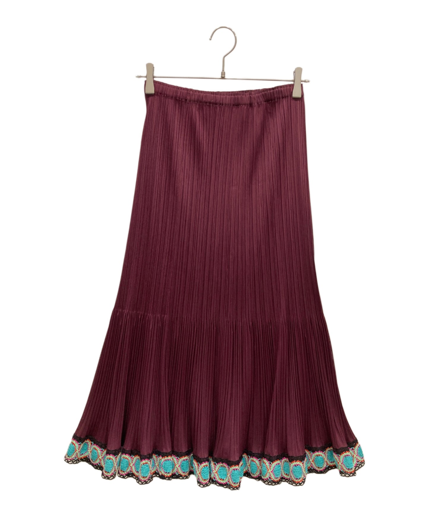 [Pre-owned] PLEATS PLEASE pleated long skirt PP73-JG575