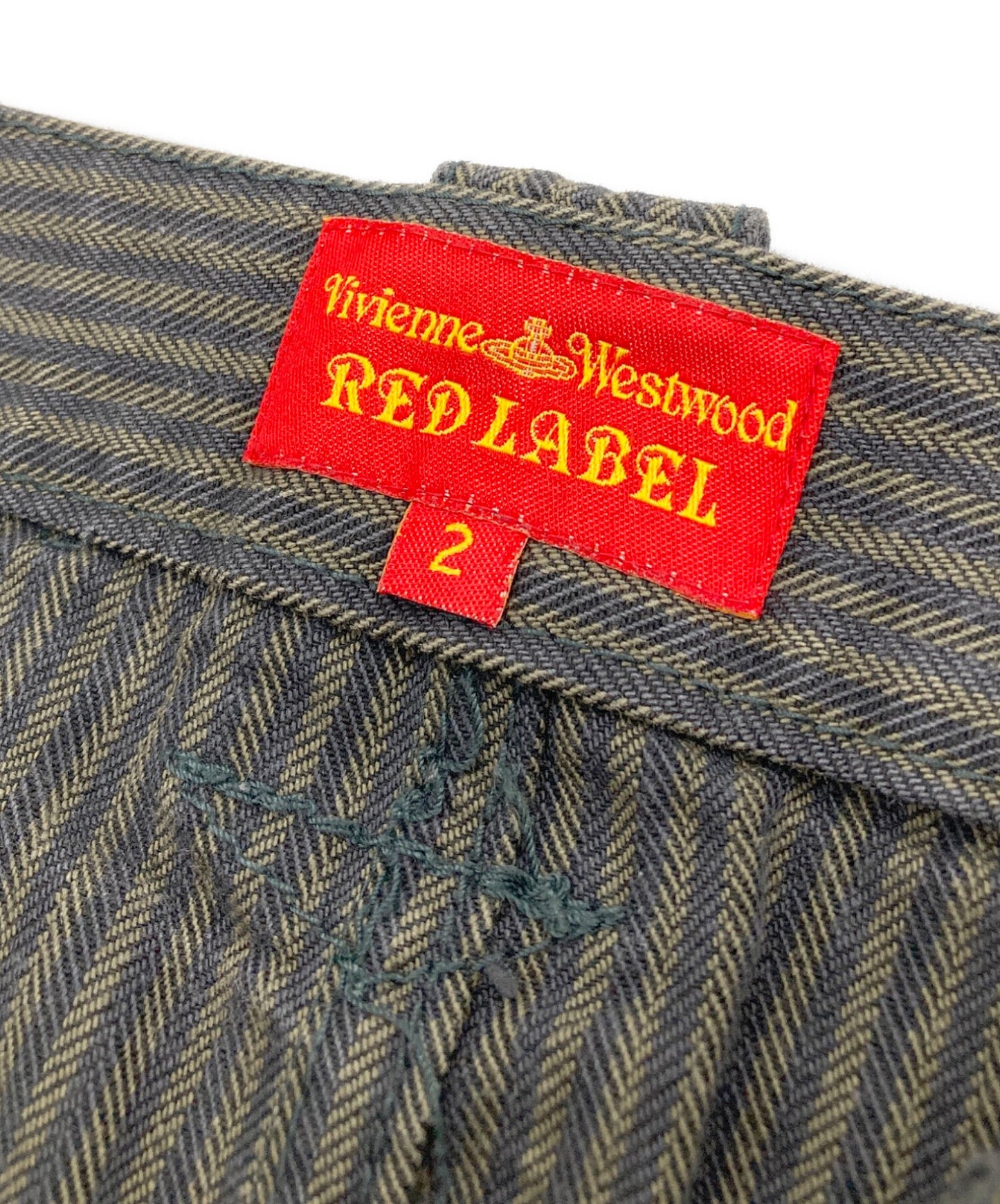 [Pre-owned] Vivienne Westwood RED LABEL Striped Cargo Skirt
