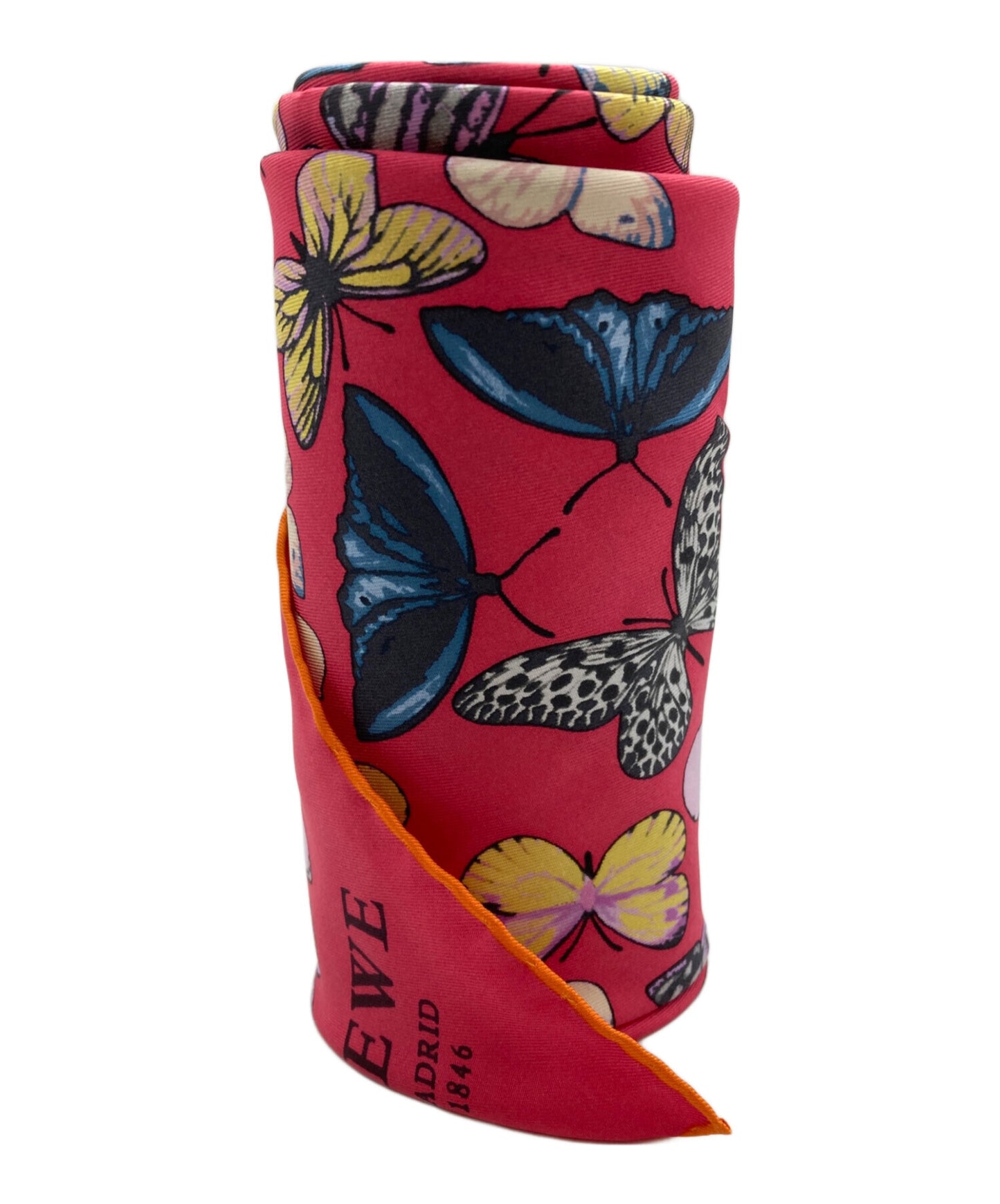 [Pre-owned] LOEWE Butterfly silk scarf