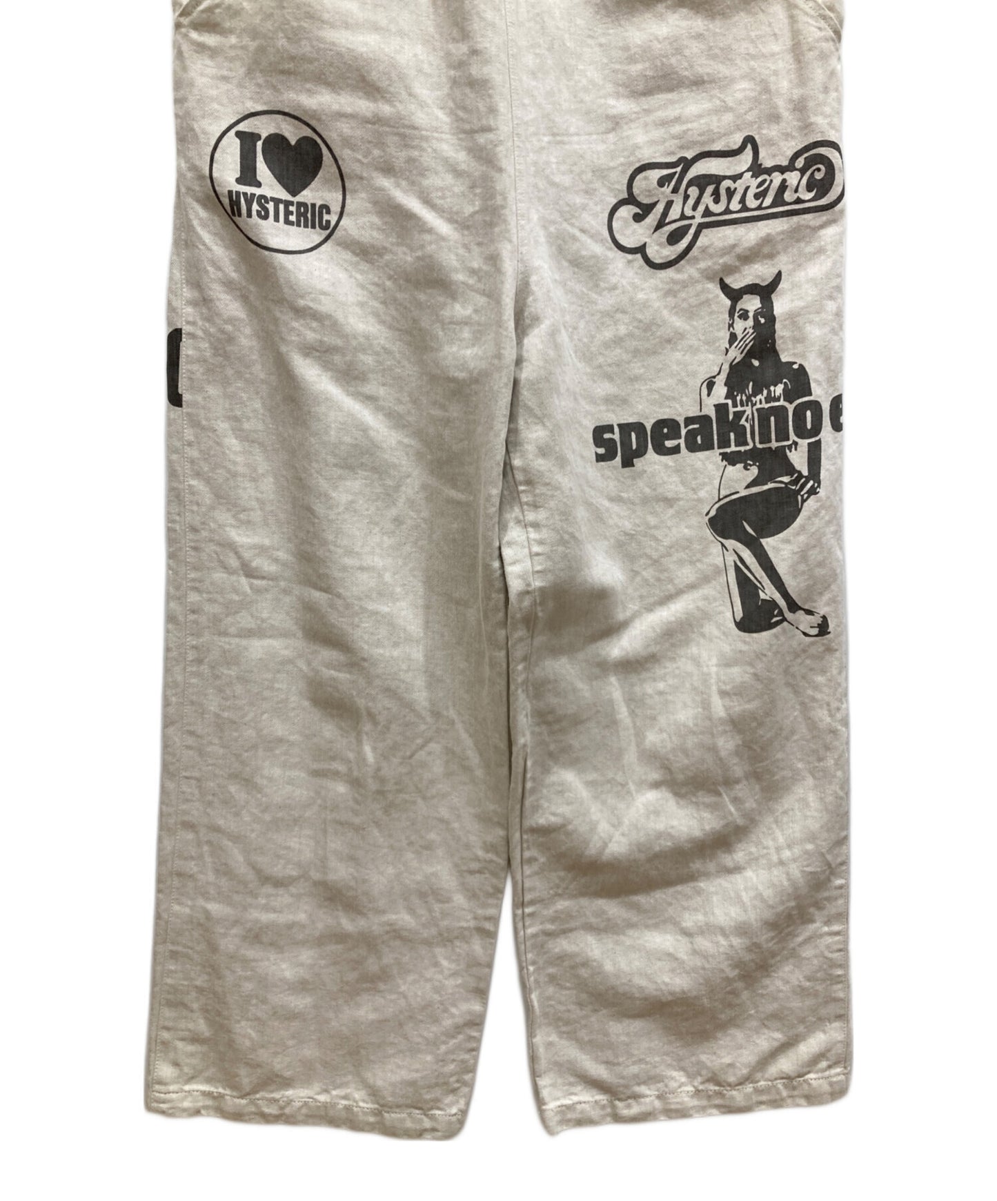 [Pre-owned] Hysteric Glamour SPEAK NO EVIL Overalls 01241AS02