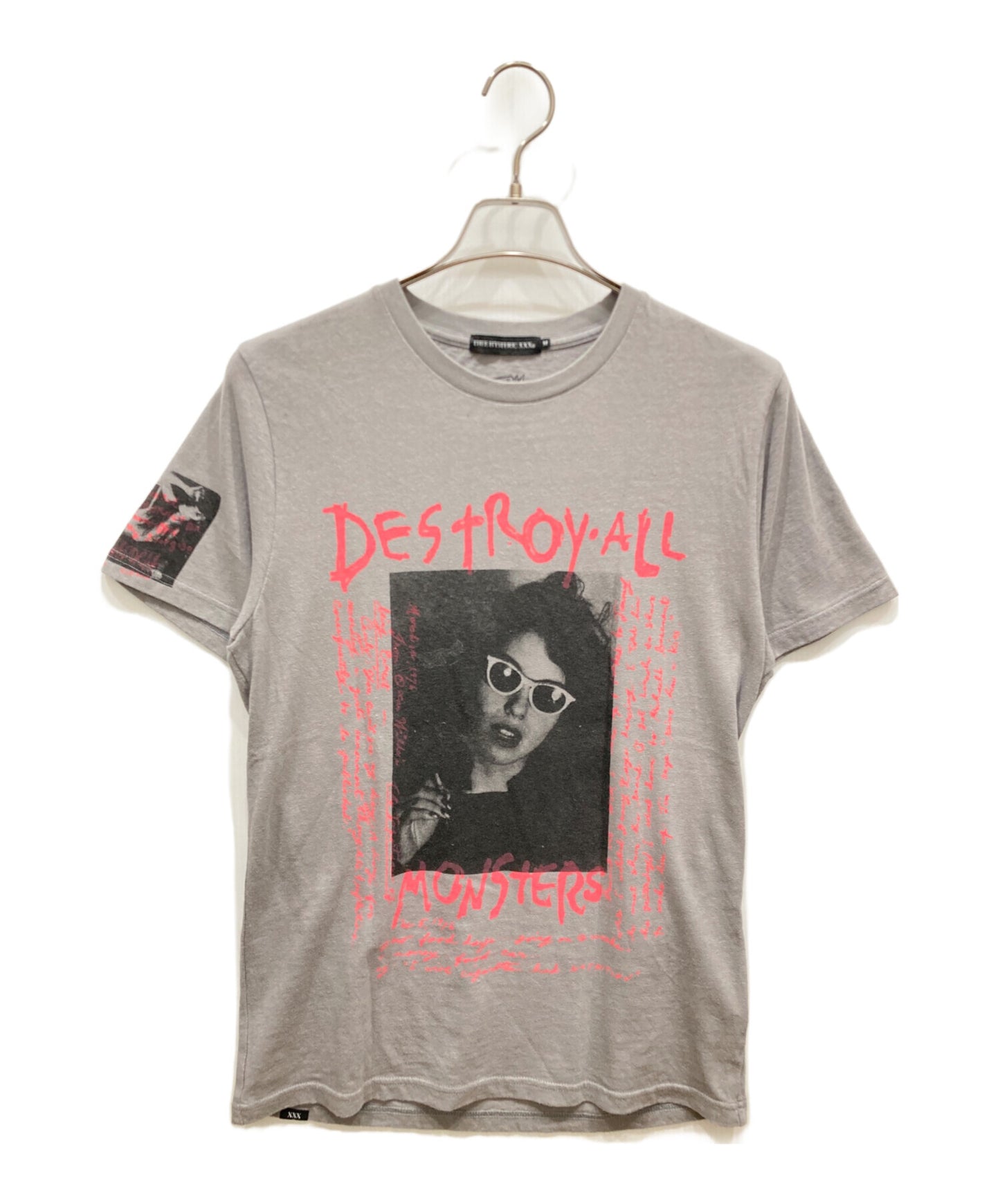 [Pre-owned] Hysteric Glamour DESTROY ALL MONSTERS/DIARY 2 T-shirt 06201CT01