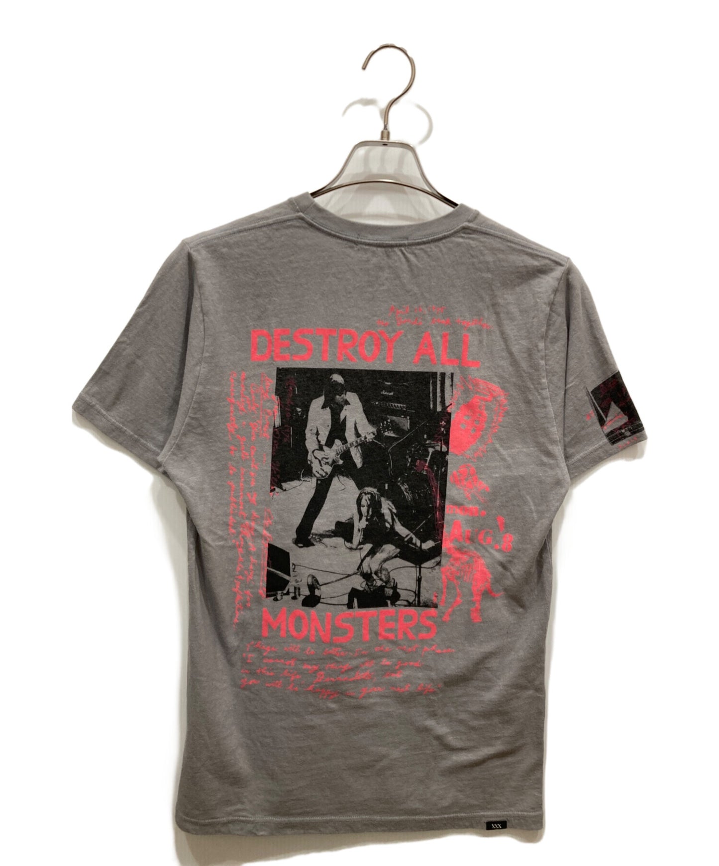 [Pre-owned] Hysteric Glamour DESTROY ALL MONSTERS/DIARY 2 T-shirt 06201CT01