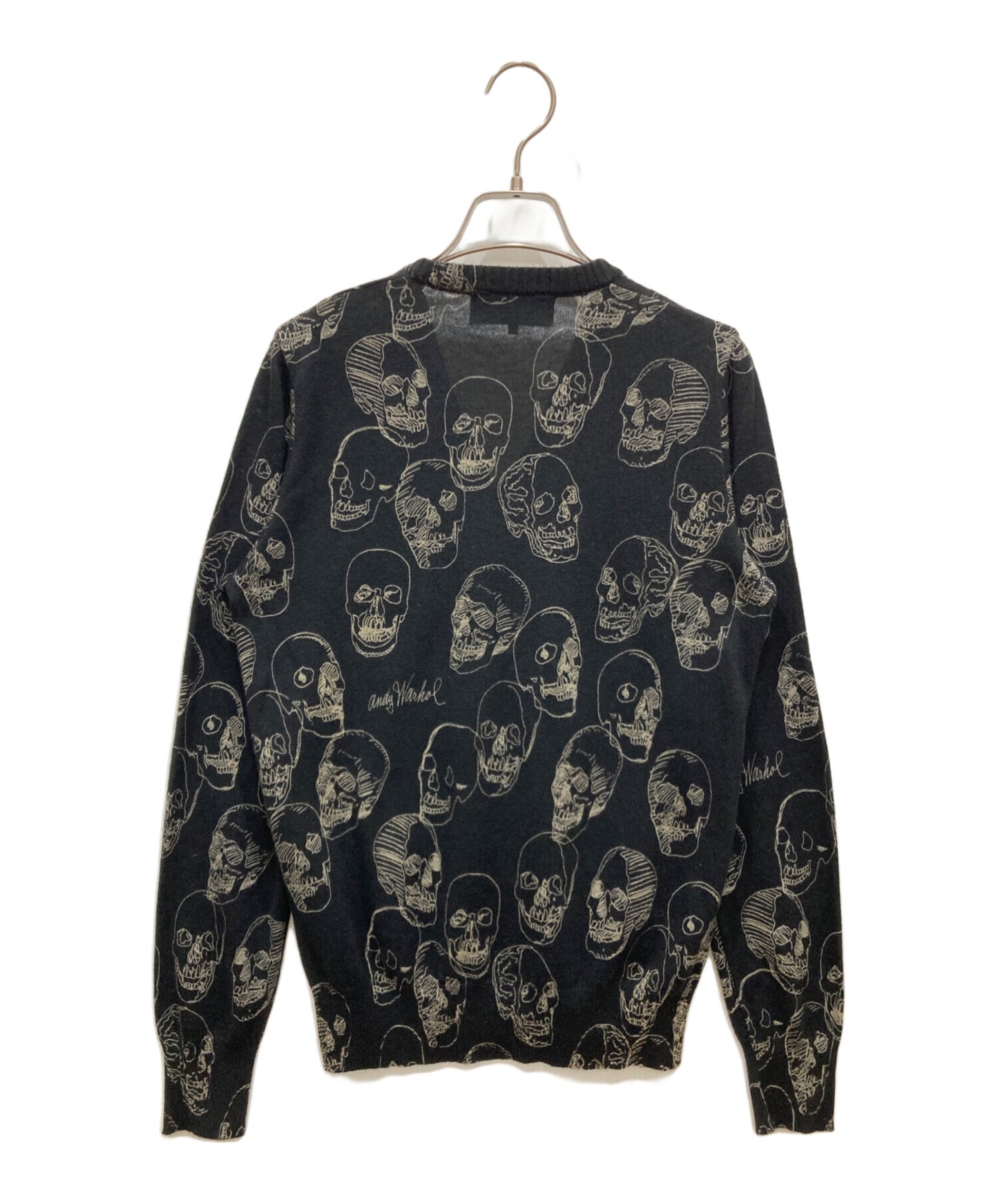 [Pre-owned] Hysteric Glamour Cardigan with skull design 0494ND01