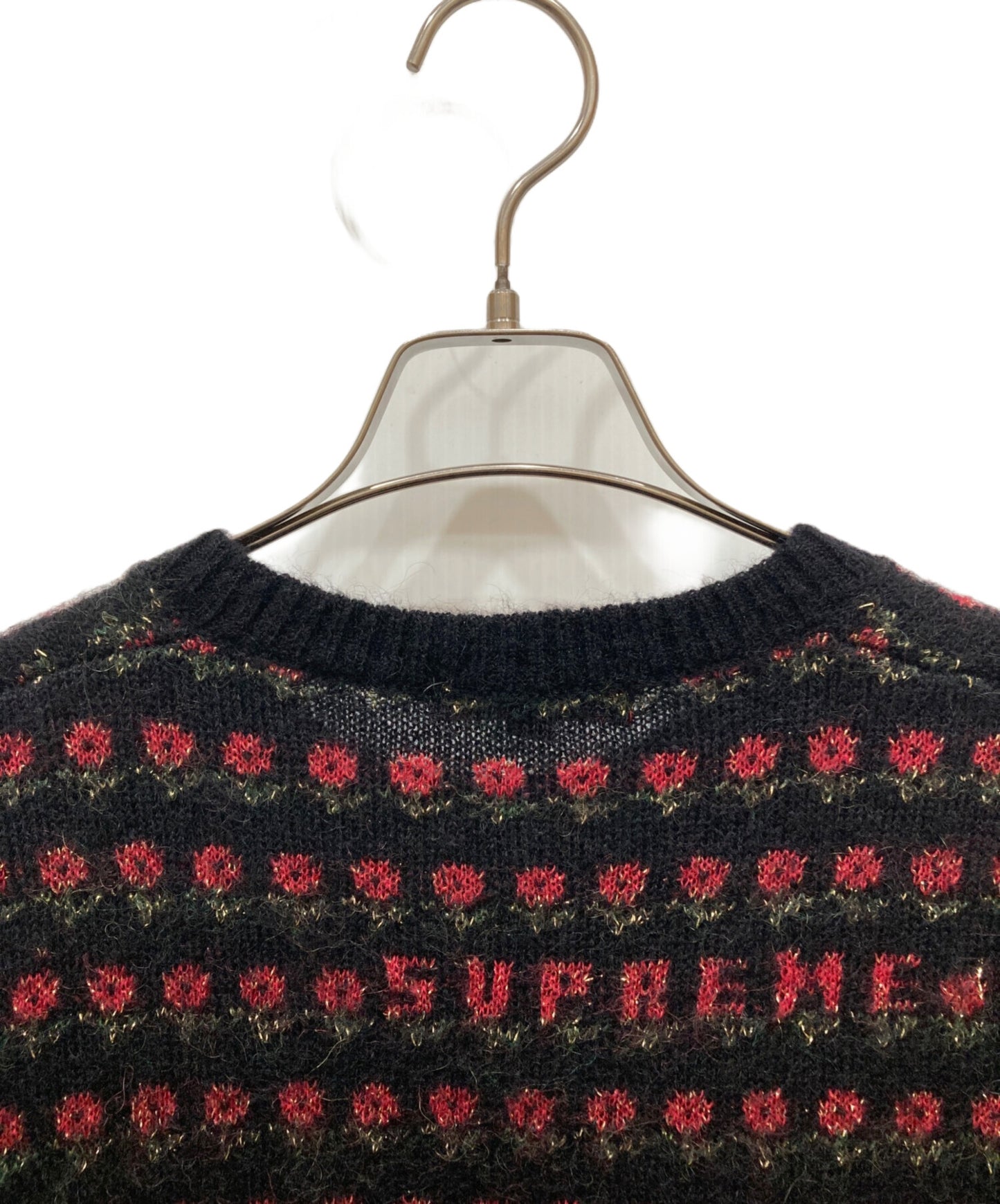 [Pre-owned] SUPREME Supreme Flowers Metallic Sweater