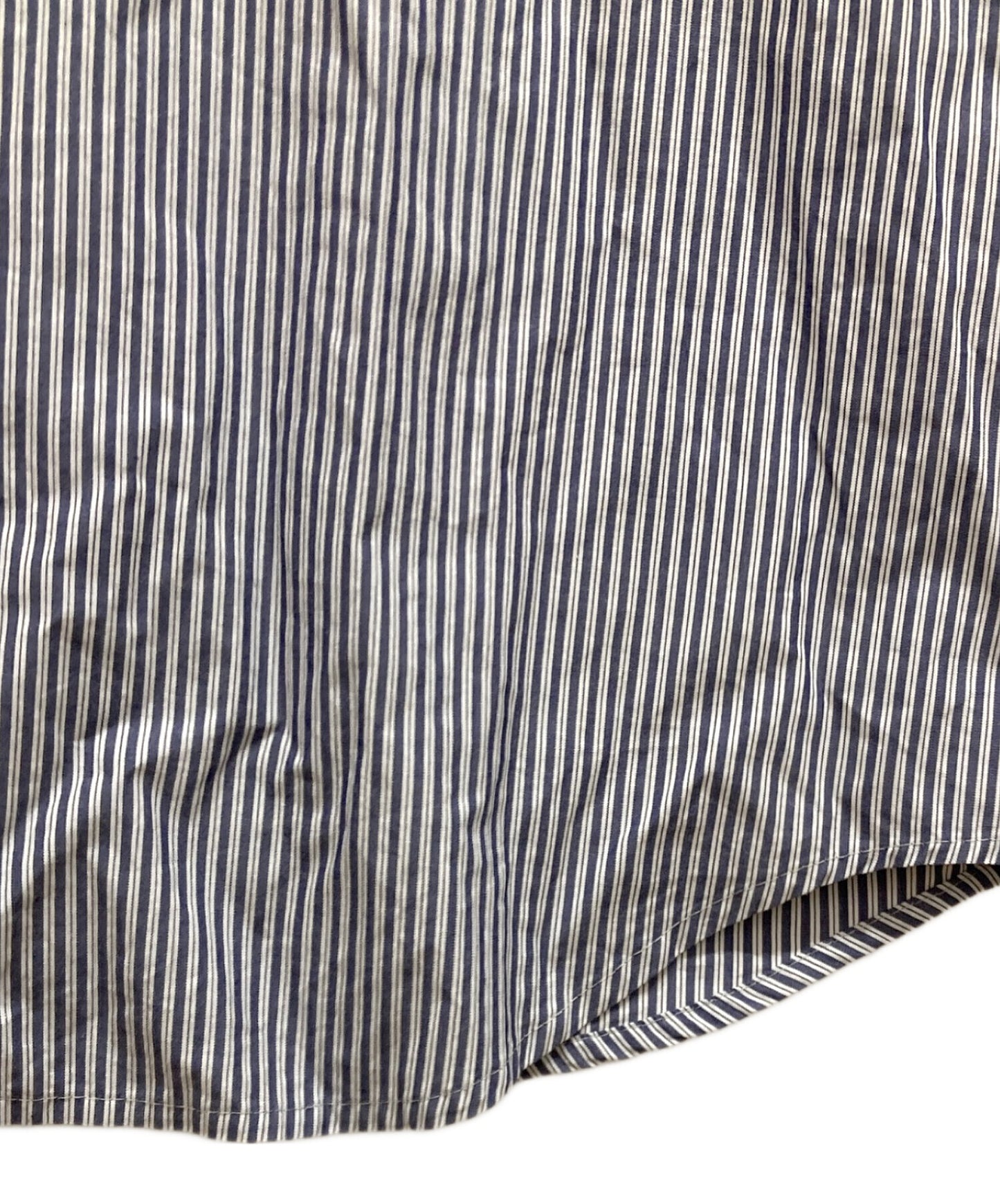 [Pre-owned] Vivienne Westwood RED LABEL Orb Embroidered Striped Shirt 357-01-88008