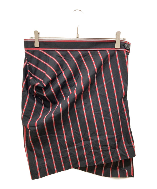 [Pre-owned] Vivienne Westwood ANGLOMANIA Asymmetrical Striped Skirt
