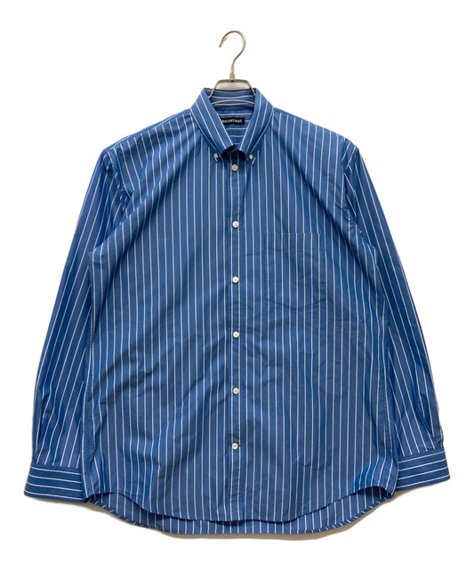 [Pre-owned] BALENCIAGA Back Logo Stripe Shirt 556878