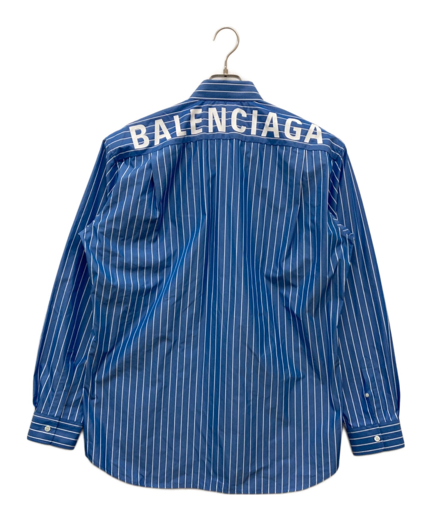 [Pre-owned] BALENCIAGA Back Logo Stripe Shirt 556878