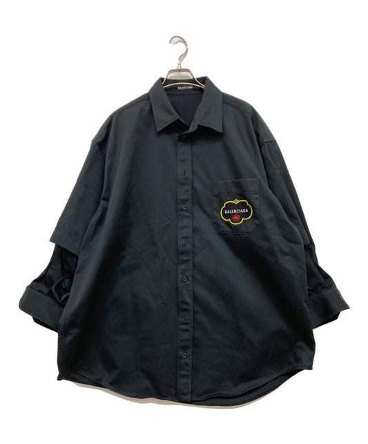 [Pre-owned] BALENCIAGA Double sleeve shirt/603106 TGQ07 603106 TGQ07