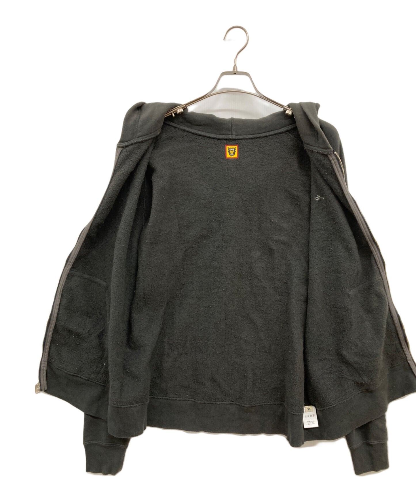 [Pre-owned] HUMAN MADE LOGO ZIP HOODIE/Zip Hoodie/Logo Hoodie