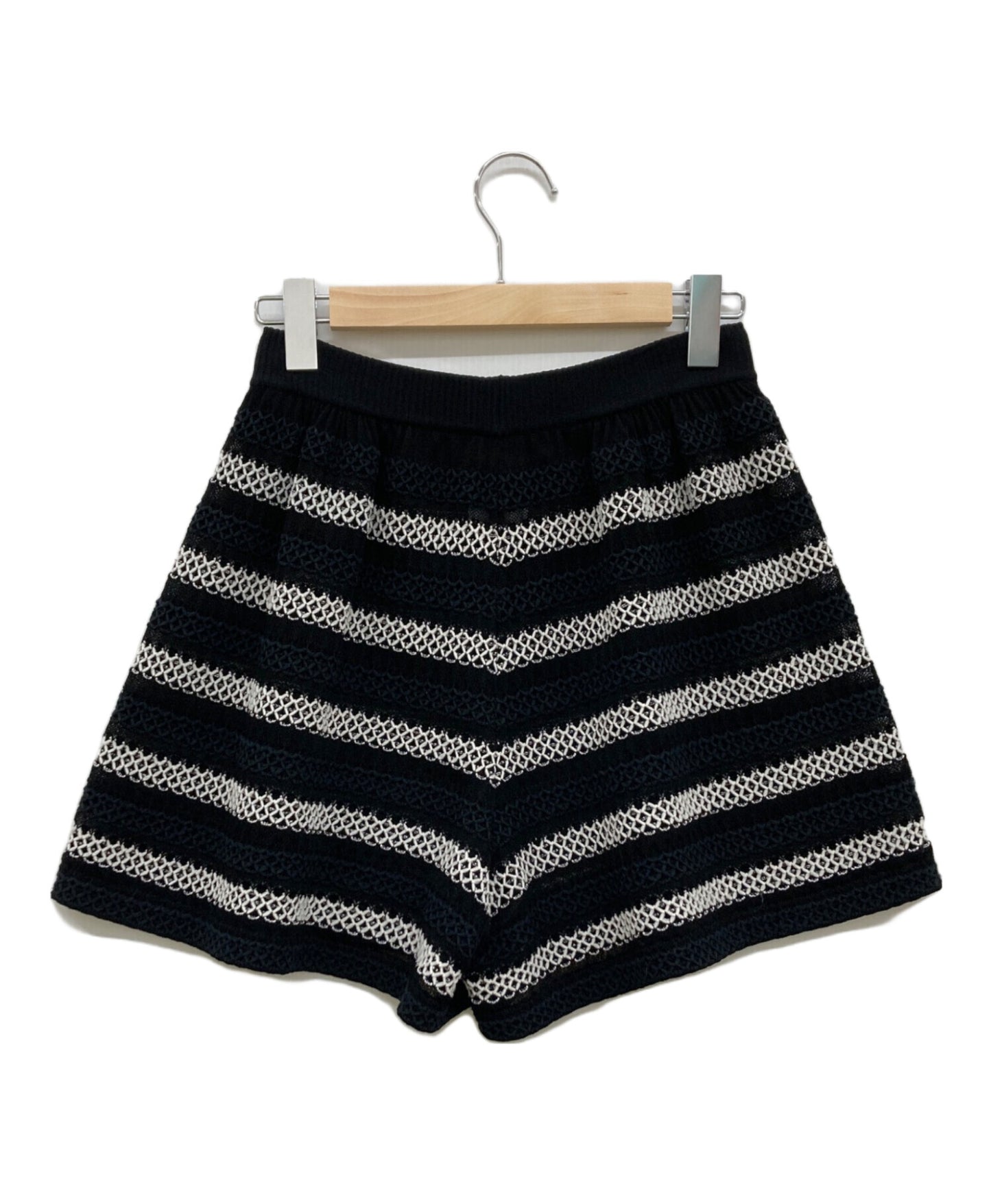 [Pre-owned] CHANEL Striped Shorts/Knit Pants/Half Pants P64366K60278