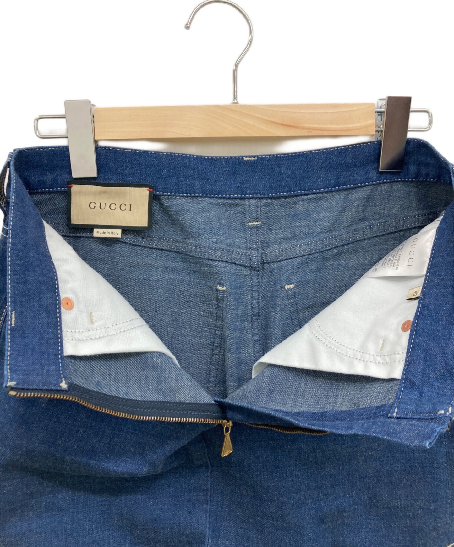 [Pre-owned] GUCCI Denim Skirt 708851
