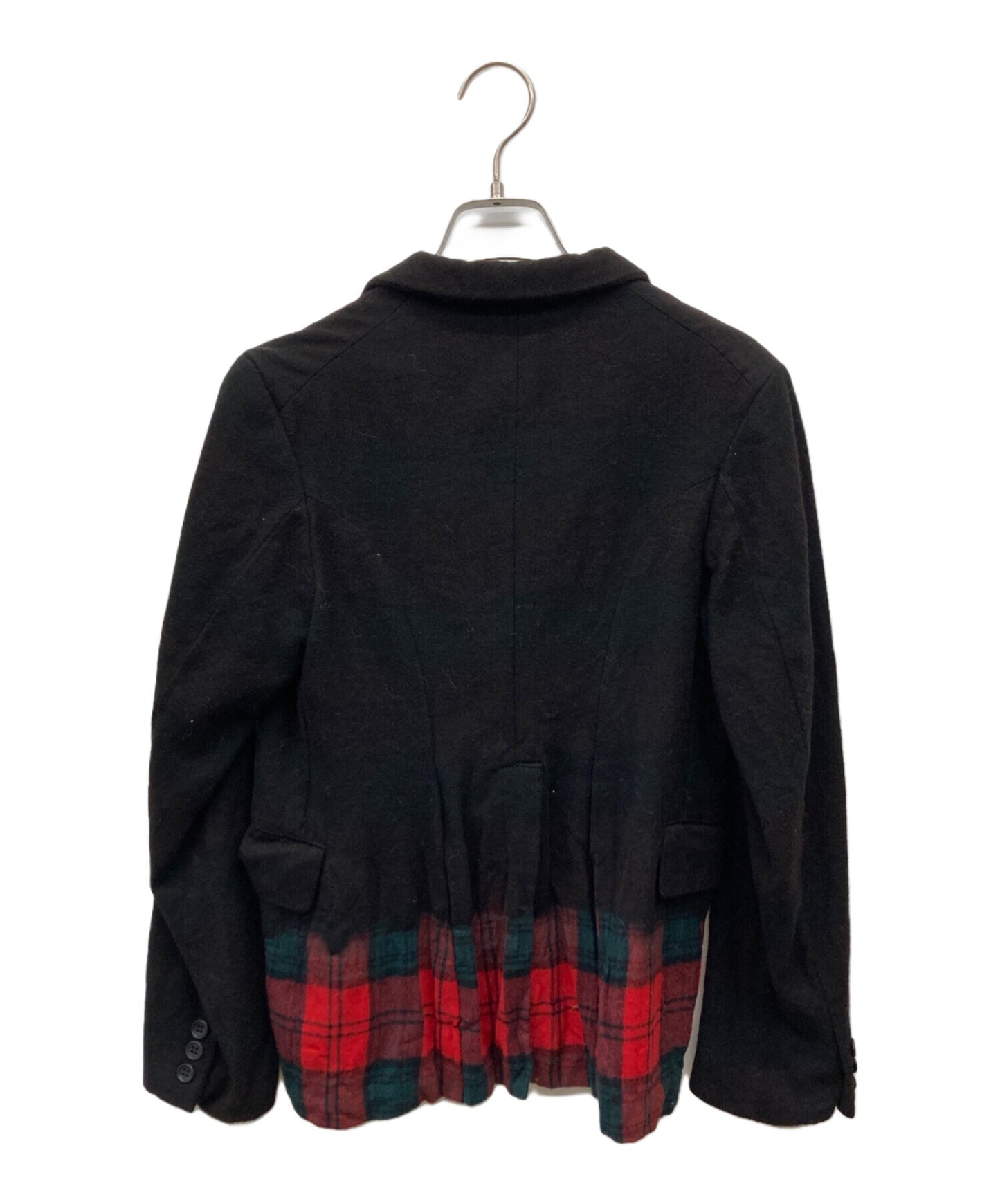 [Pre-owned] BLACK COMME des GARCONS Tartan Check Wool Jacket 1F-J013