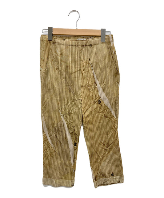 [Pre-owned] PLEATS PLEASE pleated pants with a full pattern PP21-JF762
