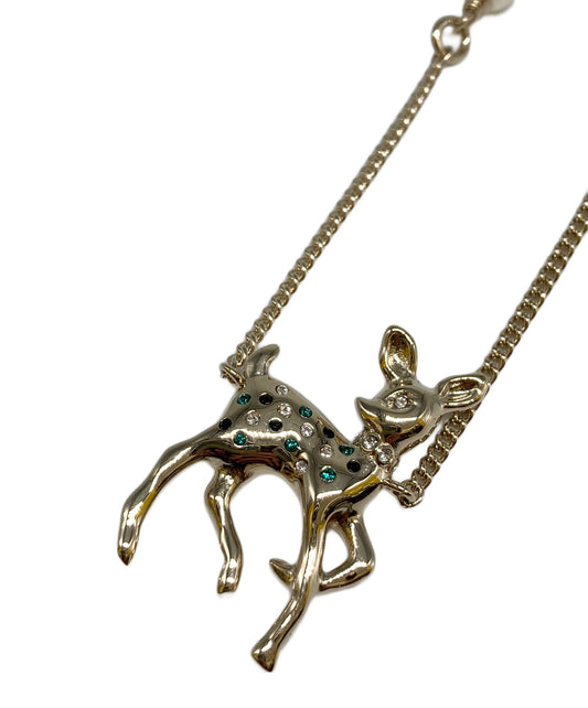 [Pre-owned] CHANEL Bambi Coco Mark Necklace