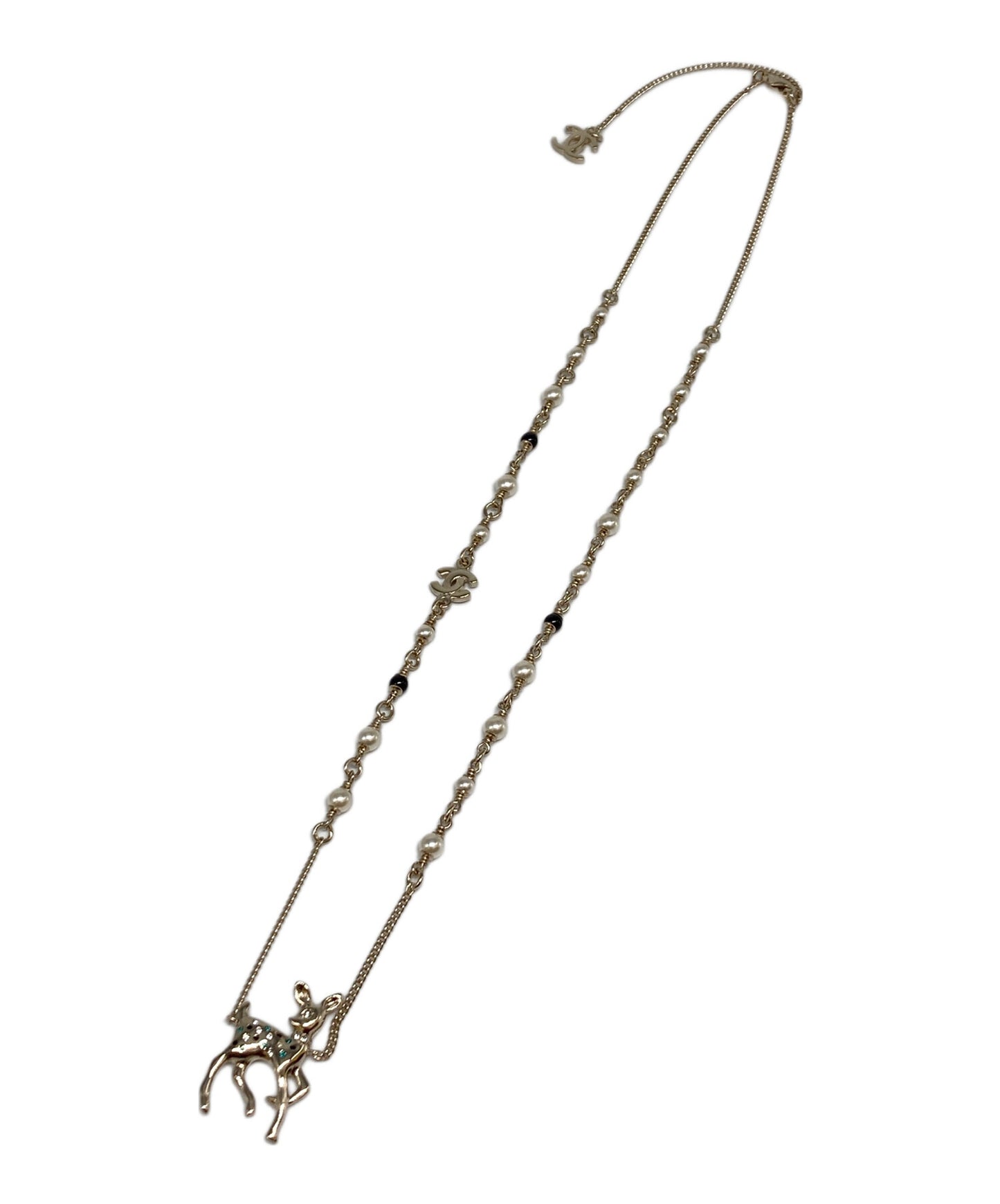 [Pre-owned] CHANEL Bambi Coco Mark Necklace