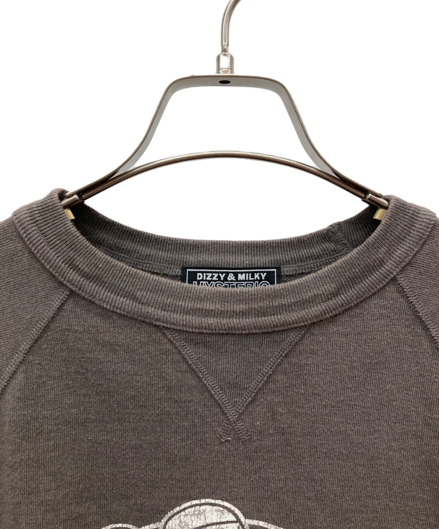 [Pre-owned] Hysteric Glamour SKUNK RECORDS Short-Sleeve Sweatshirt 02231CS04