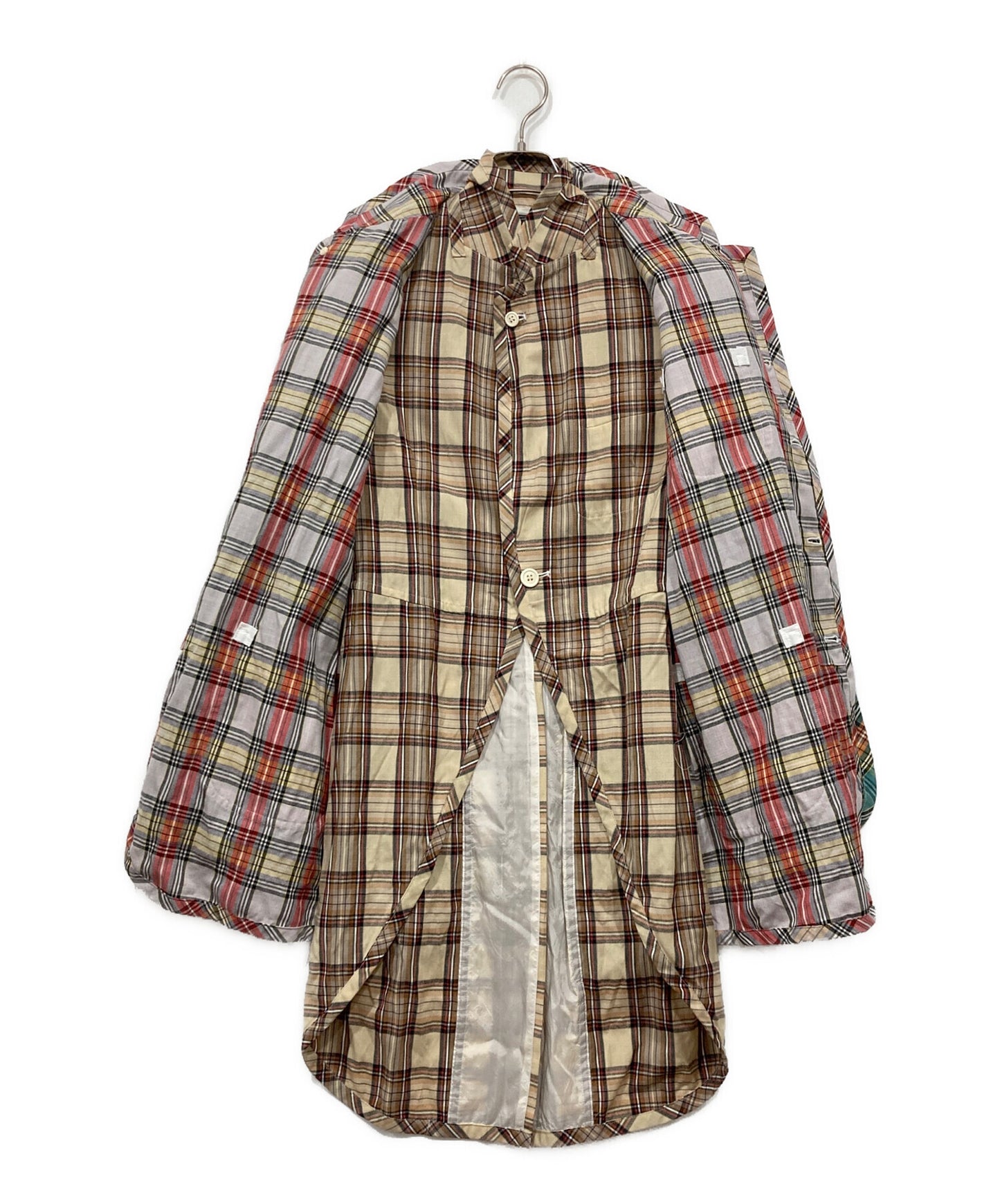 [Pre-owned] COMME des GARCONS HOMME PLUS layered check shirt jacket PM-J078