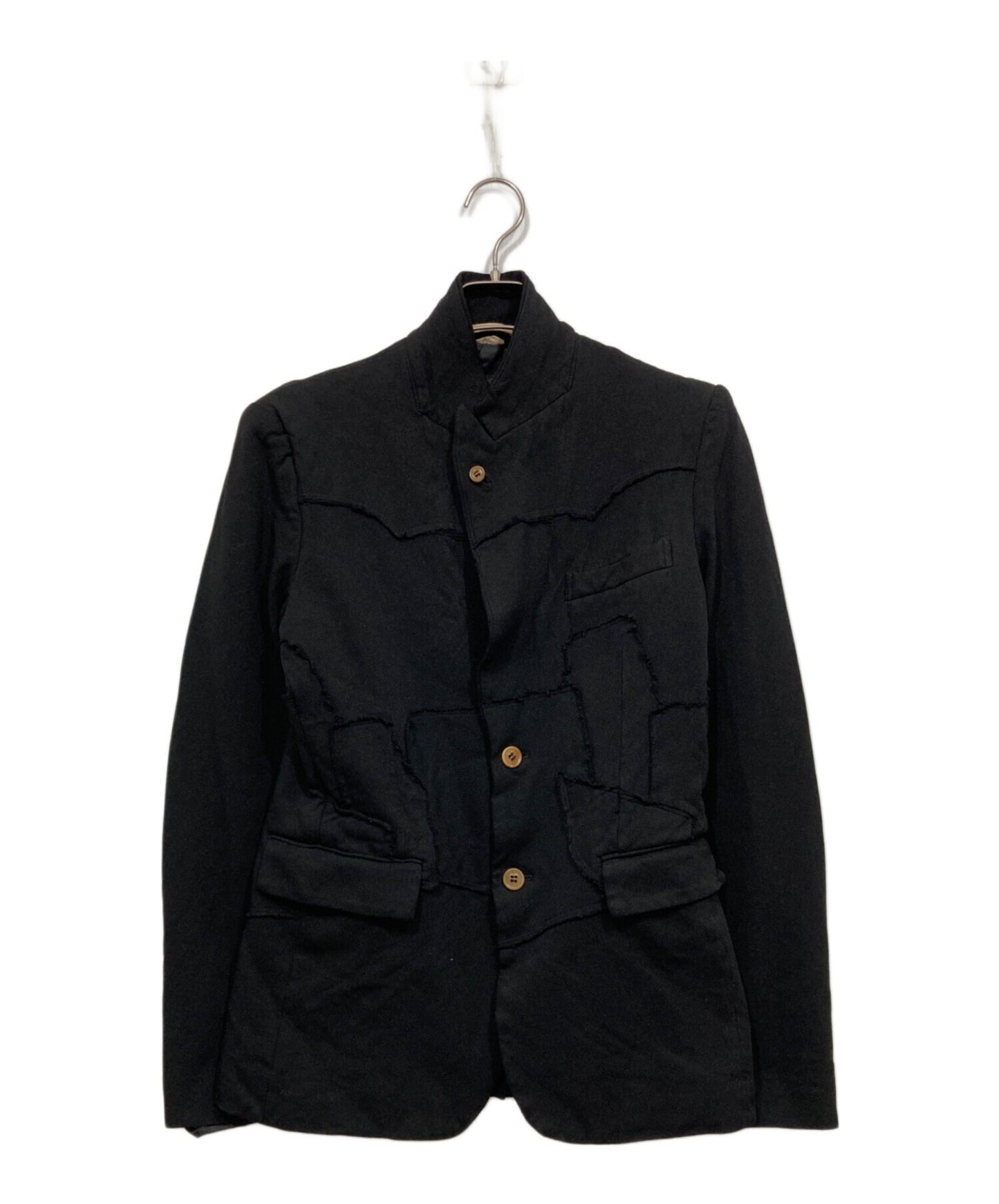 [Pre-owned] COMME des GARCONS HOMME PLUS Patchwork design polyester tailored jacket PQ-J064