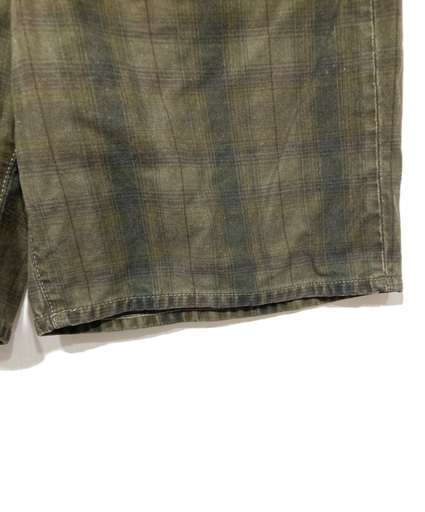 [Pre-owned] stussy Check Baggy Shorts / BIG OL' SHORT CANVAS PLAID 112322
