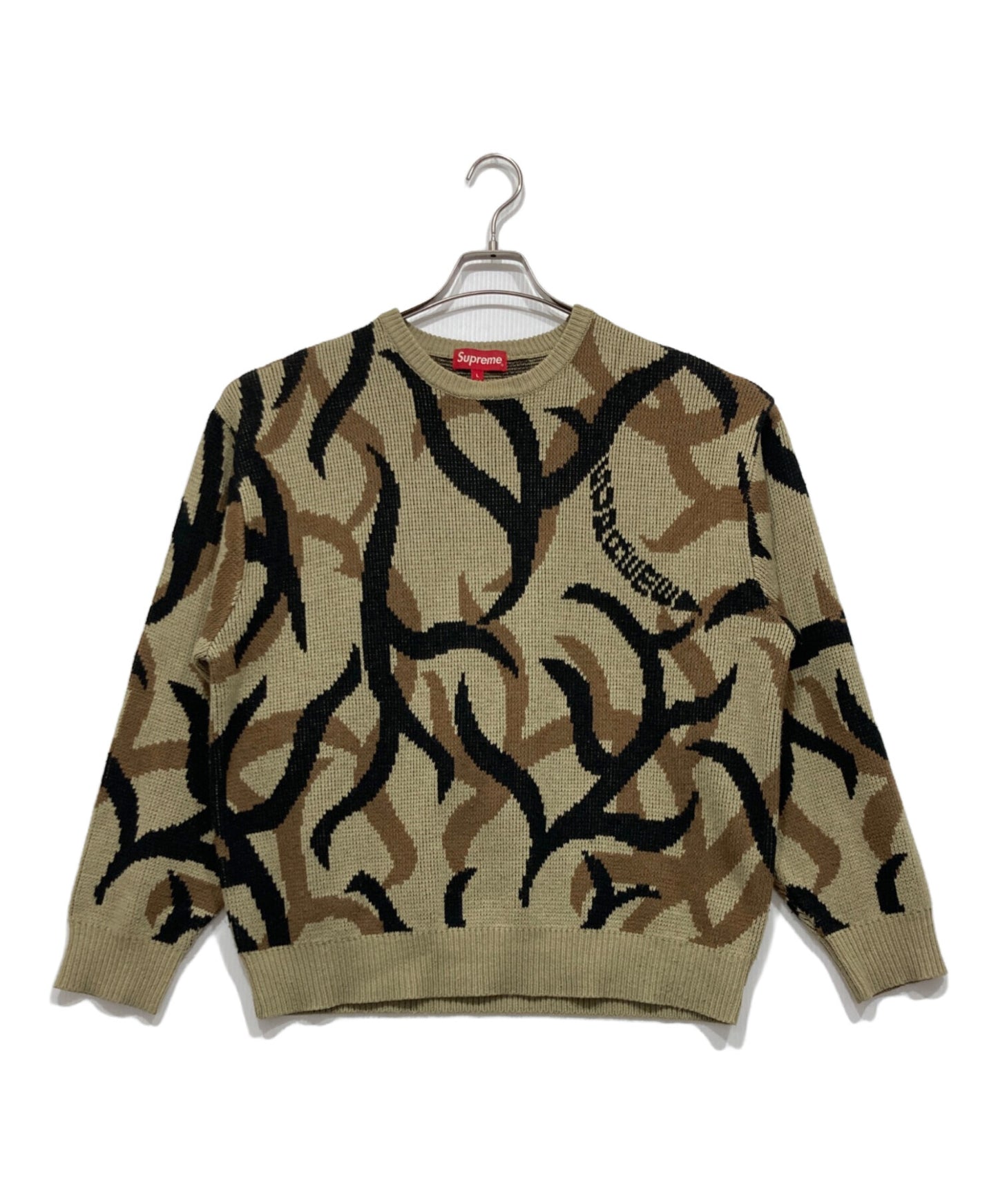 [Pre-owned] SUPREME tribal camo Sweater