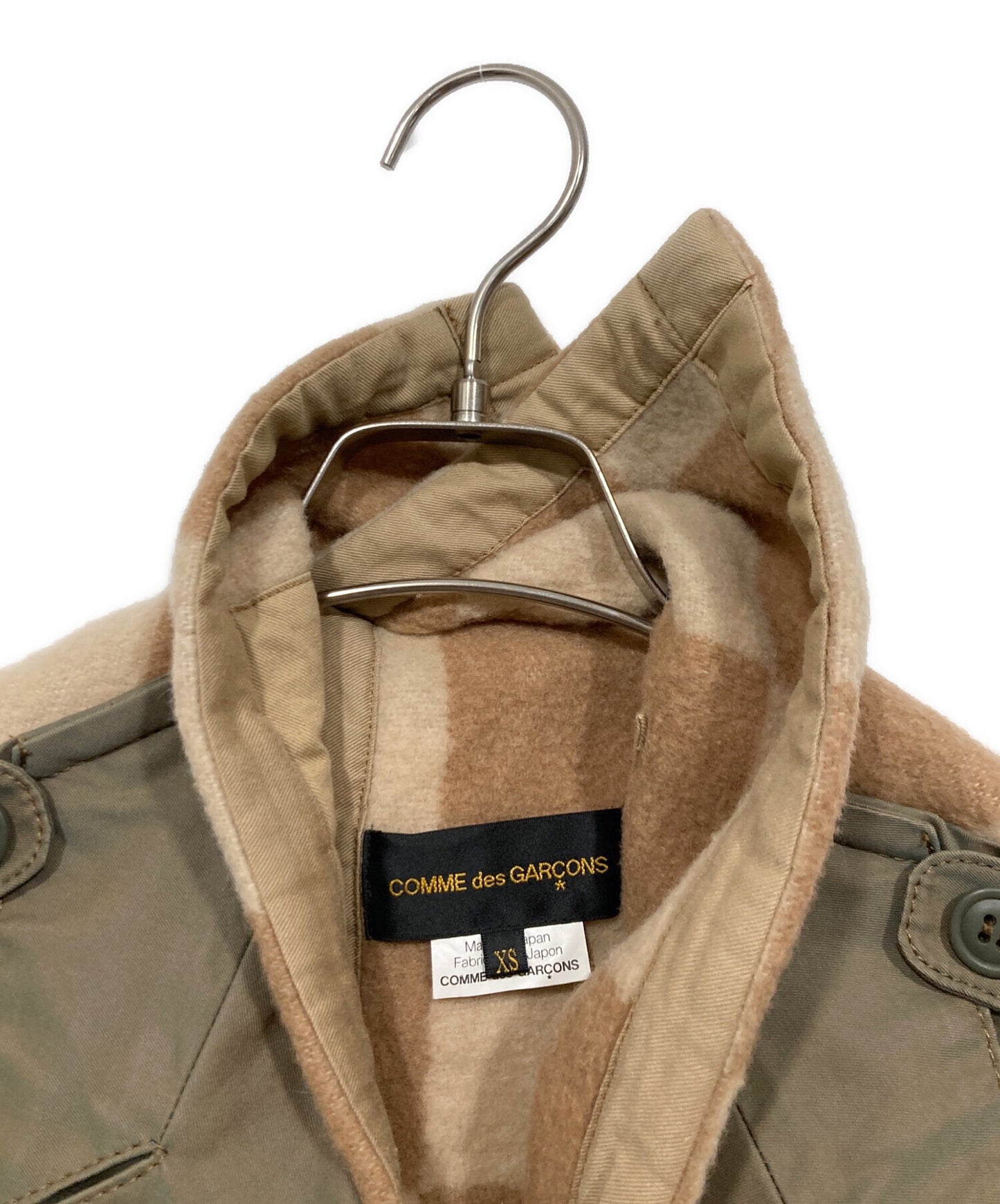 [Pre-owned] COMME des GARCONS Docking Check Coat GD-J058