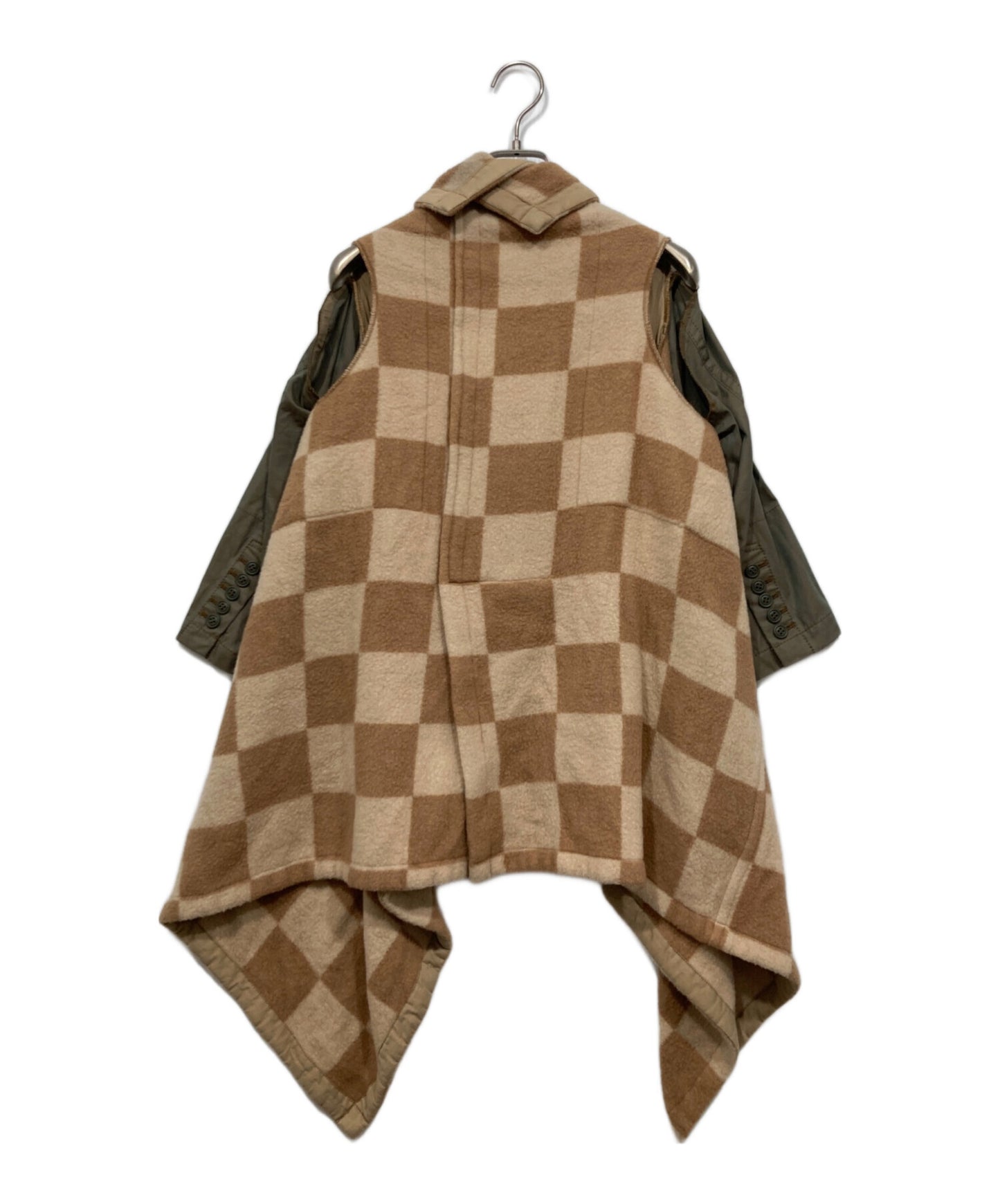 [Pre-owned] COMME des GARCONS Docking Check Coat GD-J058