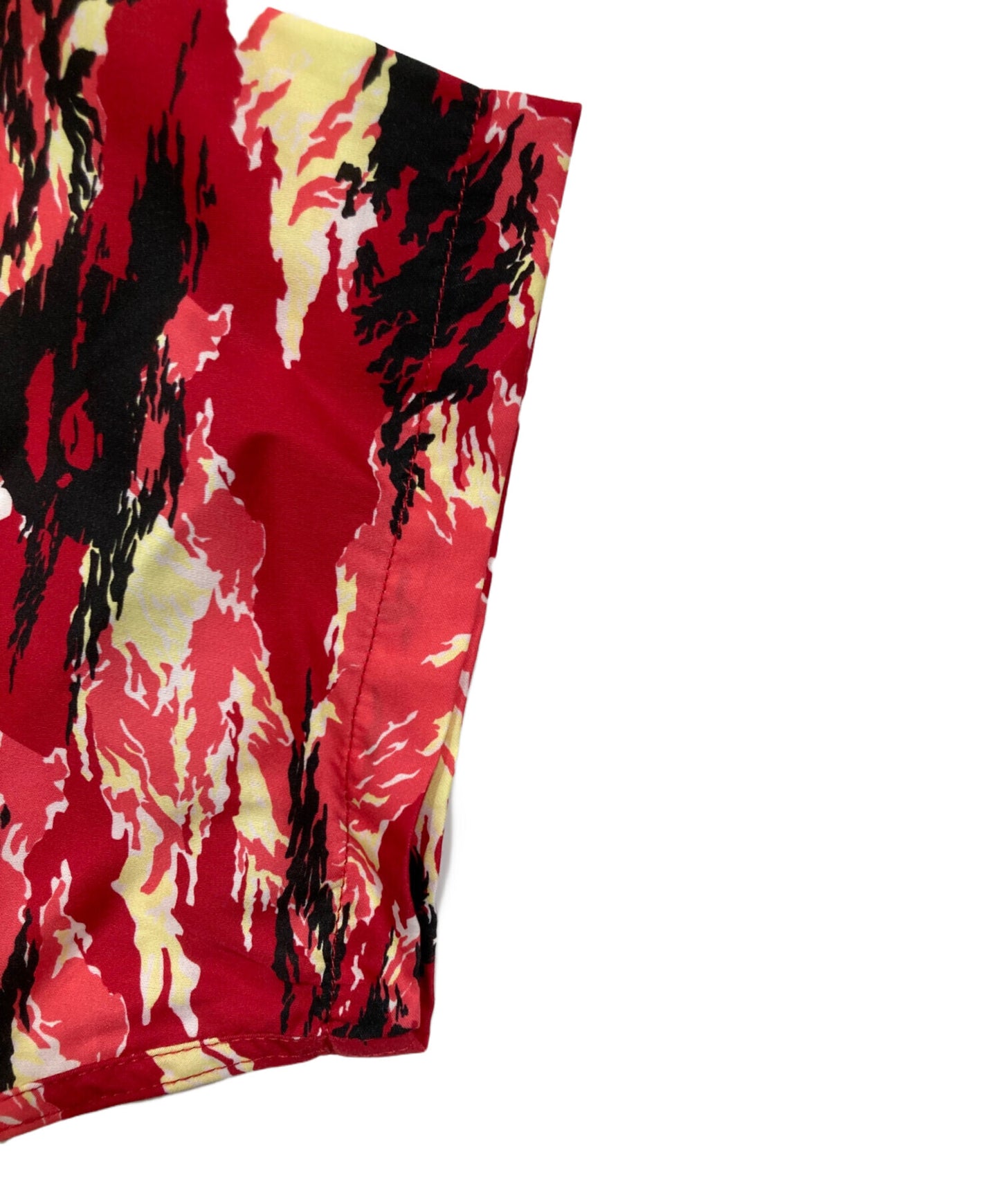 [Pre-owned] A BATHING APE Camo palm tree open collar shirt 001SRL301306M