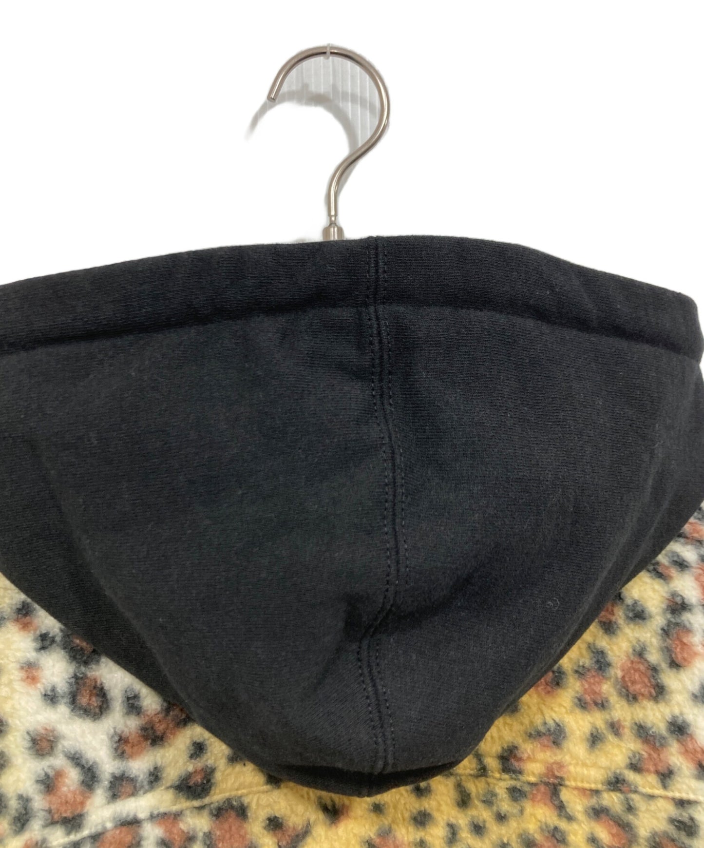 [Pre-owned] SUPREME Zip Jacket / Fleece Zip Up Hooded Shirt Leopard